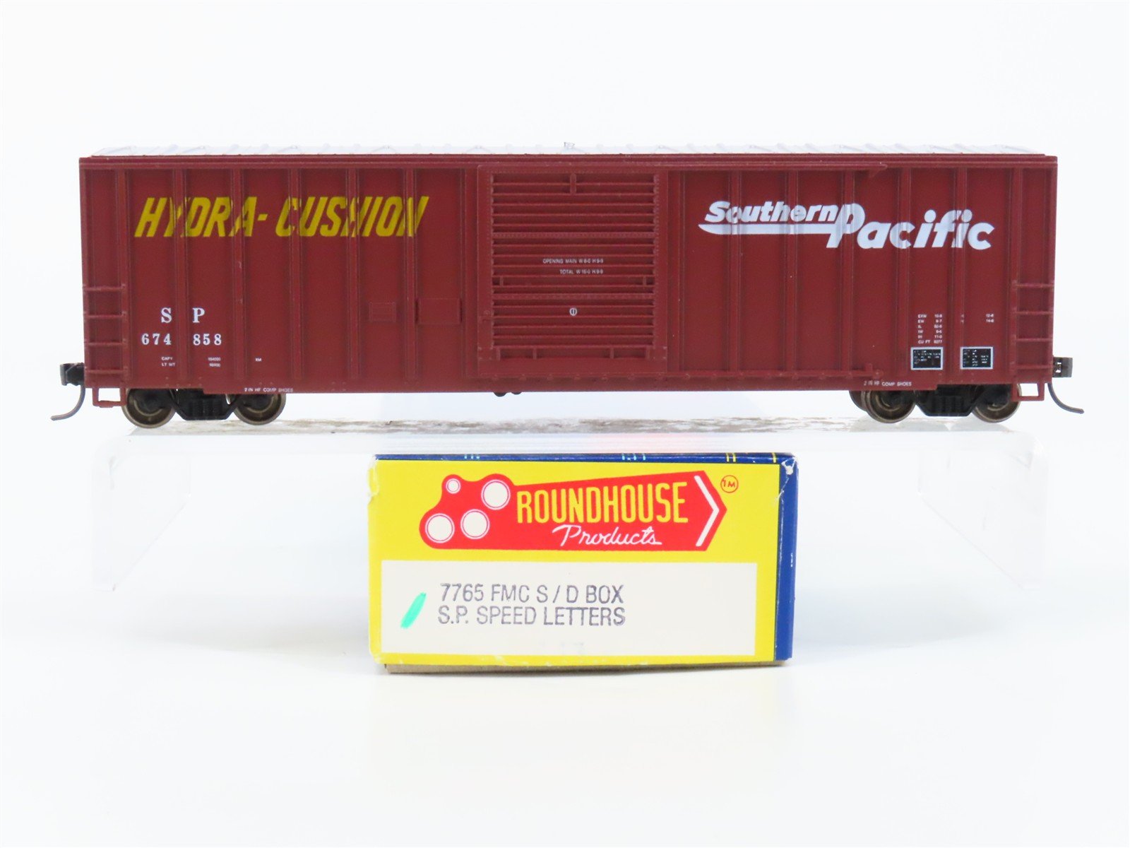 HO Roundhouse 7765 SP Southern Pacific Single Door Box Car #674858 - Upgraded