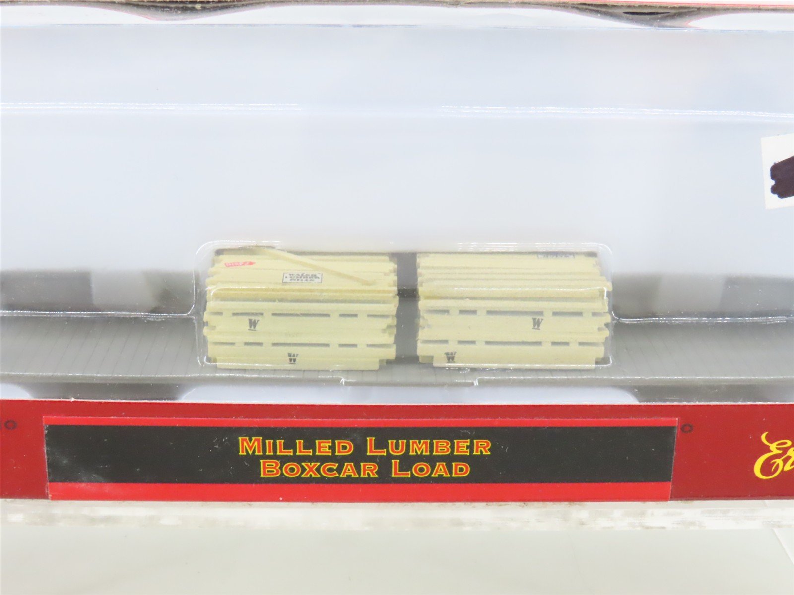 HO Scale Ertl 4277 Milled Lumber Box Car Load - Sealed