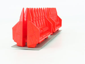 HO Scale Ertl 4063 Six-Row Cornheads Flat Car Load