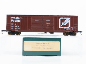 HO Scale LBF 51003 WP Western Pacific Railroad 52' Double Door Box Car #38317