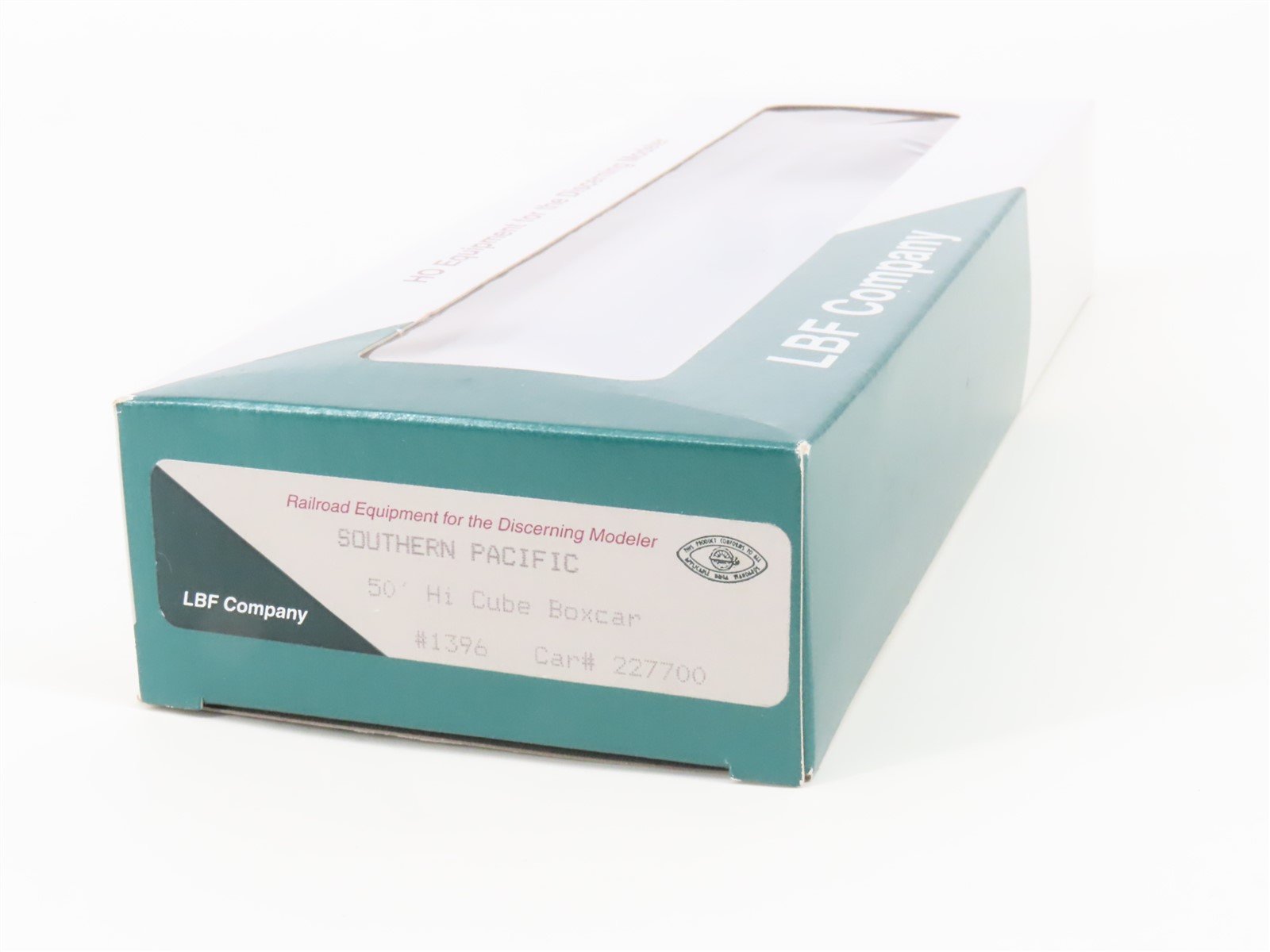 HO Scale LBF 1396 SP Southern Pacific Railroad 50' Hi Cube Box Car #227700