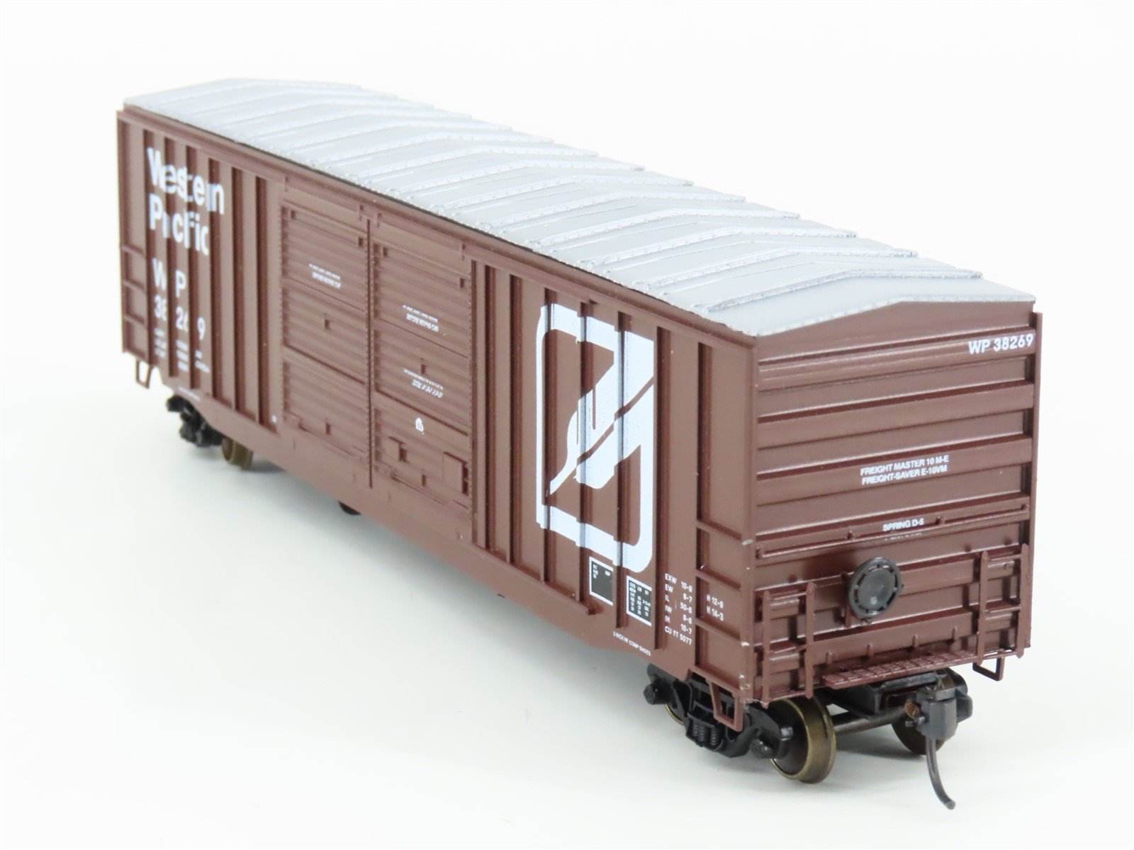 HO Scale LBF 1223 WP Western Pacific Feather 52' Double Door Box Car #38269