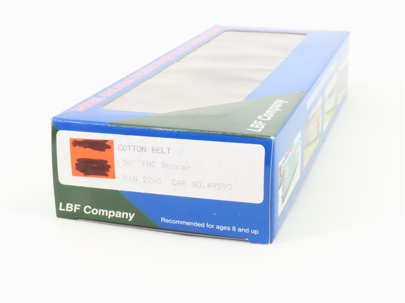 HO Scale LBF 2203 SSW Cotton Belt Railroad 50' Double Door Box Car #49592
