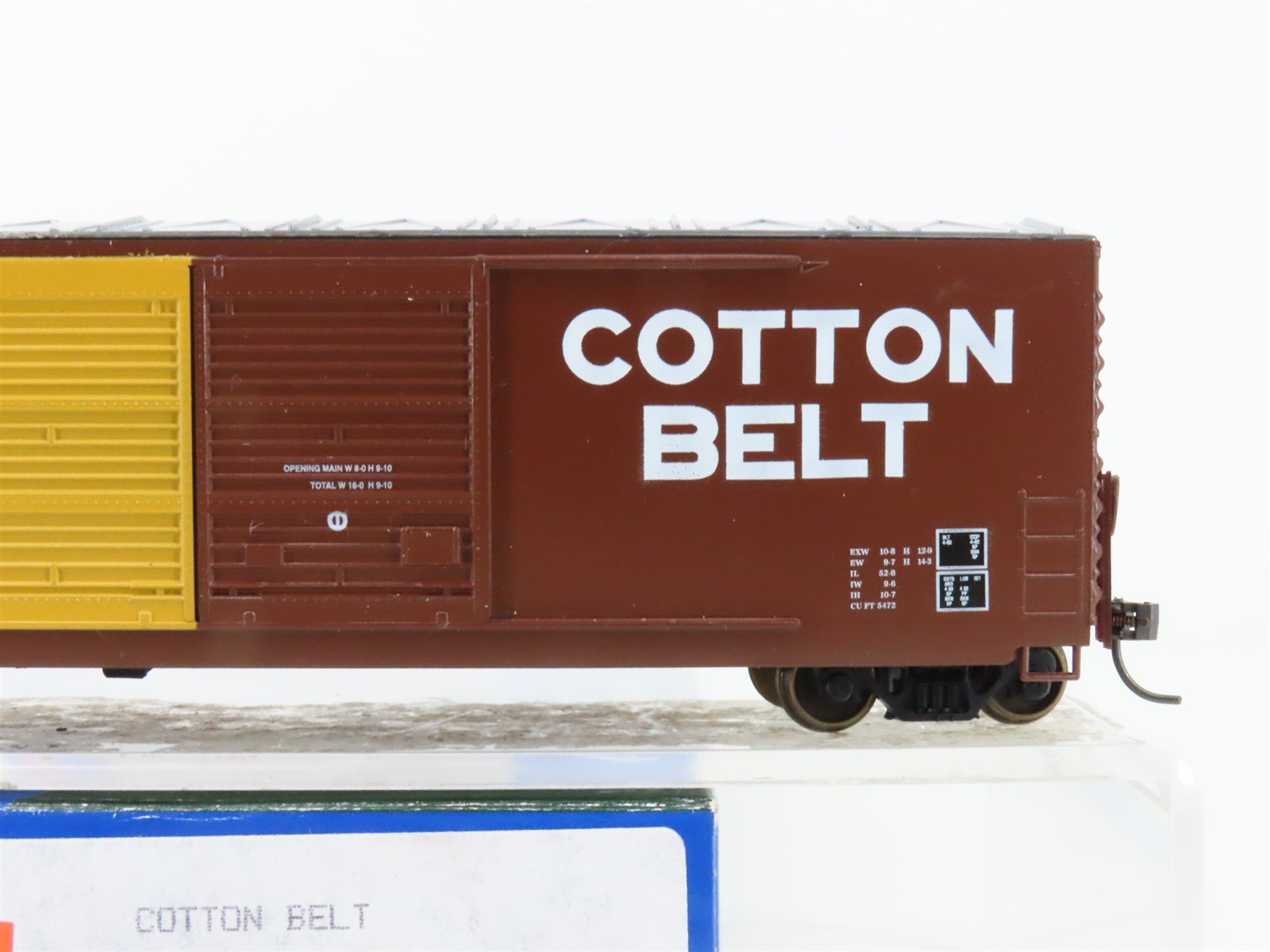 HO Scale LBF 2203 SSW Cotton Belt Route 50' Double Door Box Car #49596