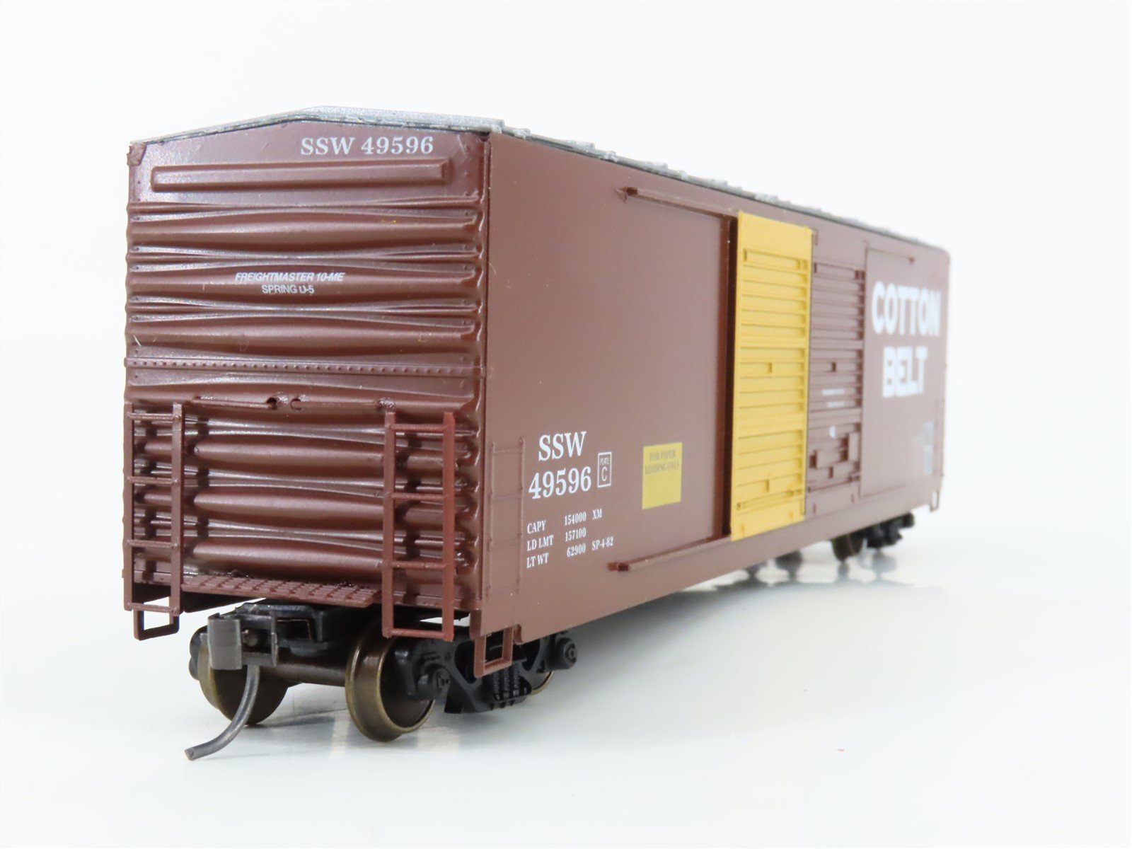 HO Scale LBF 2203 SSW Cotton Belt Route 50' Double Door Box Car #49596