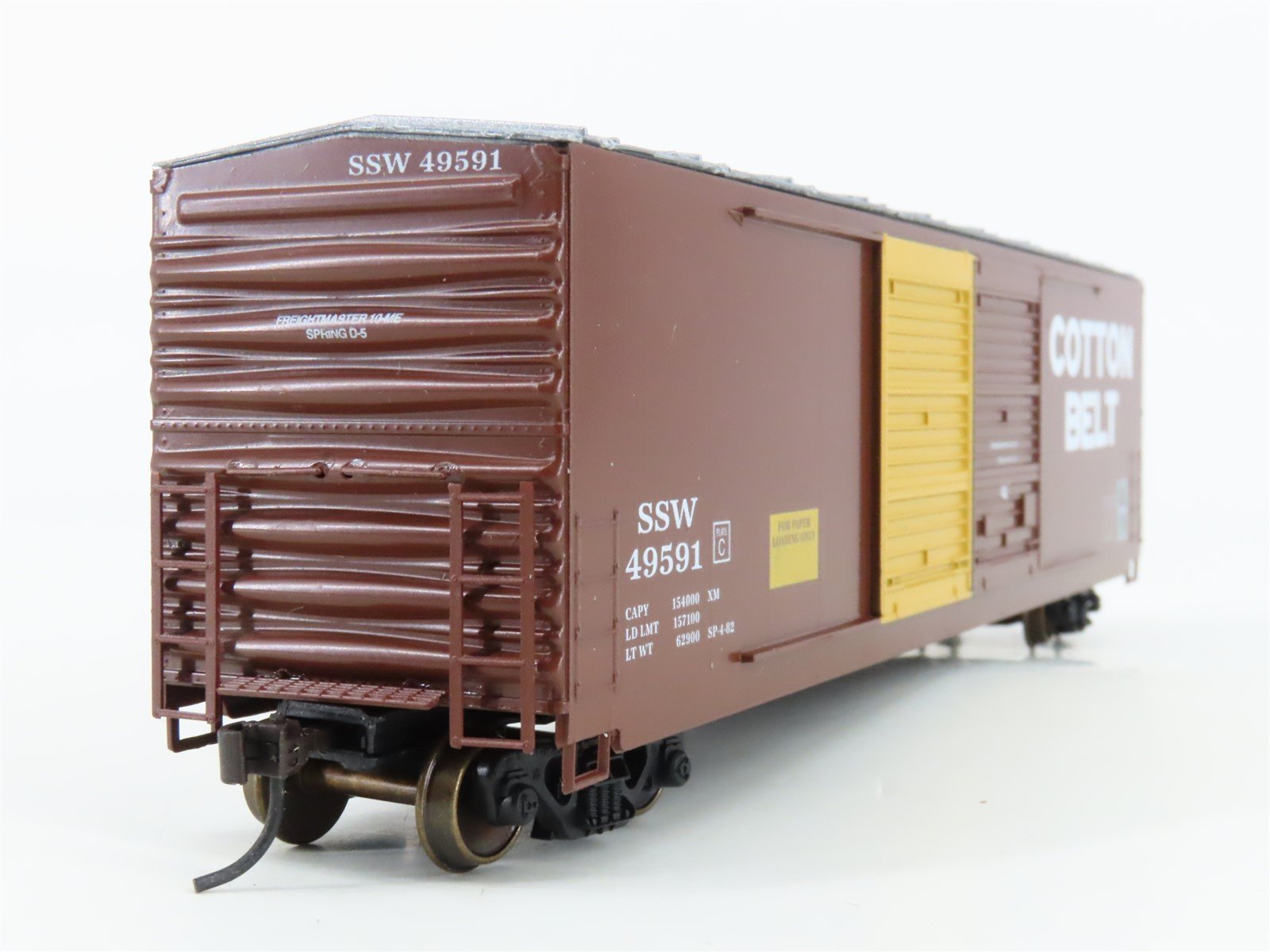 HO Scale LBF 2203 SSW Cotton Belt Route 50' Double Door Box Car #49591
