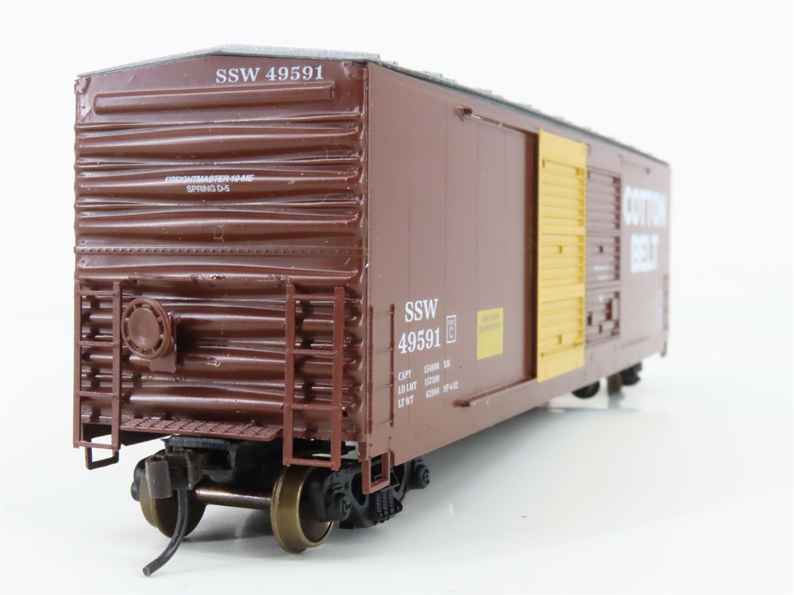 HO Scale LBF 2203 SSW Cotton Belt Route 50' Double Door Box Car #49591