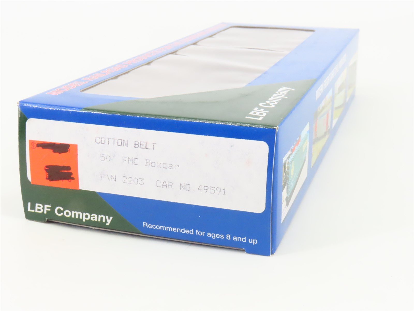 HO Scale LBF 2203 SSW Cotton Belt Route 50' Double Door Box Car #49591