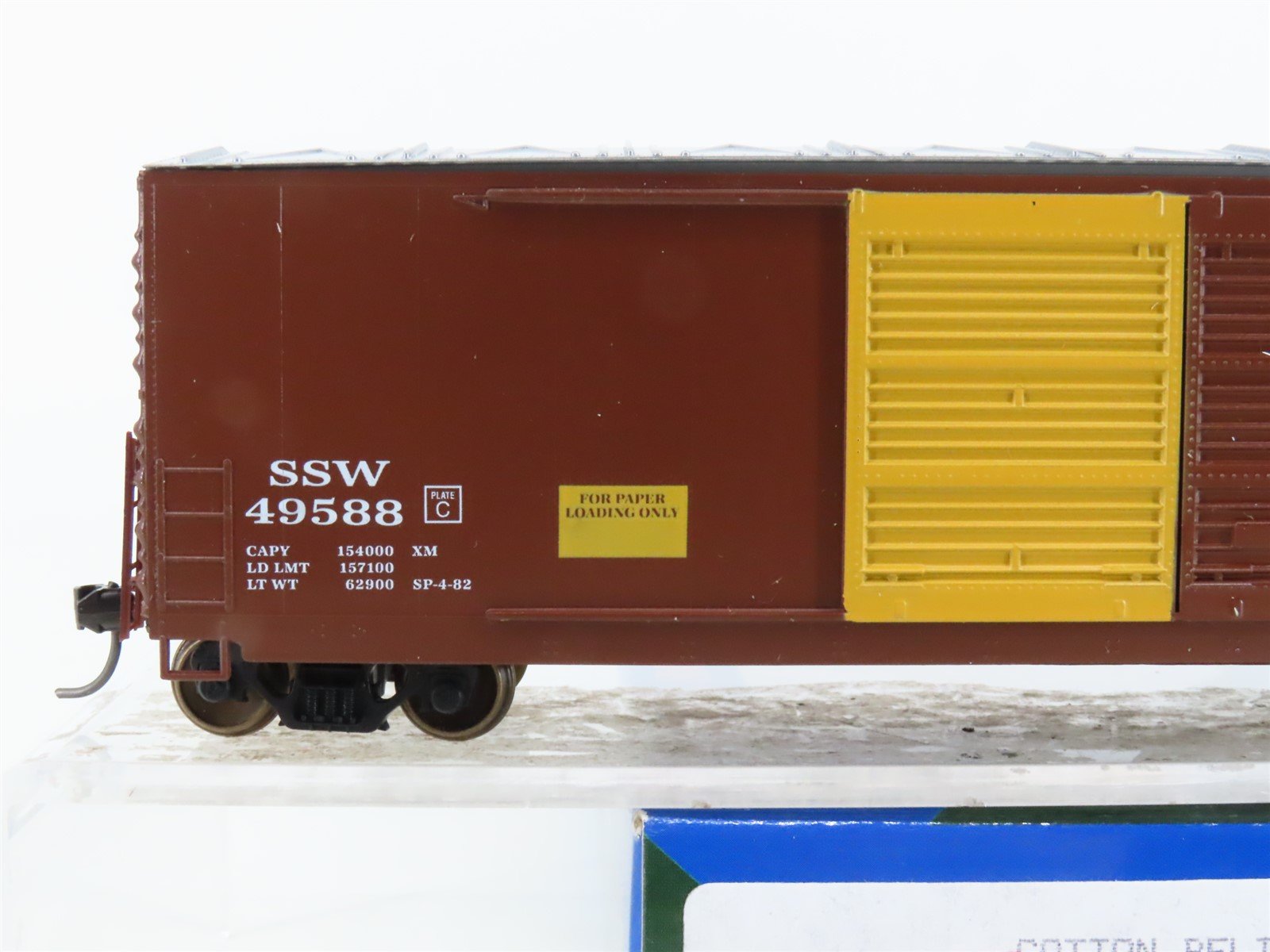 HO Scale LBF 2203 SSW Cotton Belt Route 50' Double Door Box Car #49588