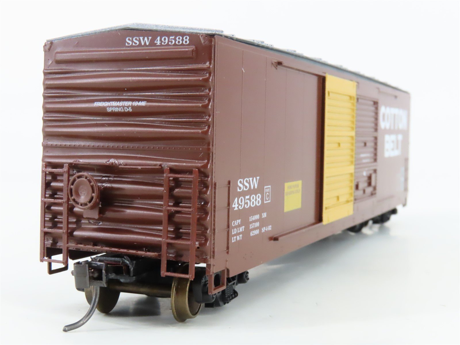 HO Scale LBF 2203 SSW Cotton Belt Route 50' Double Door Box Car #49588