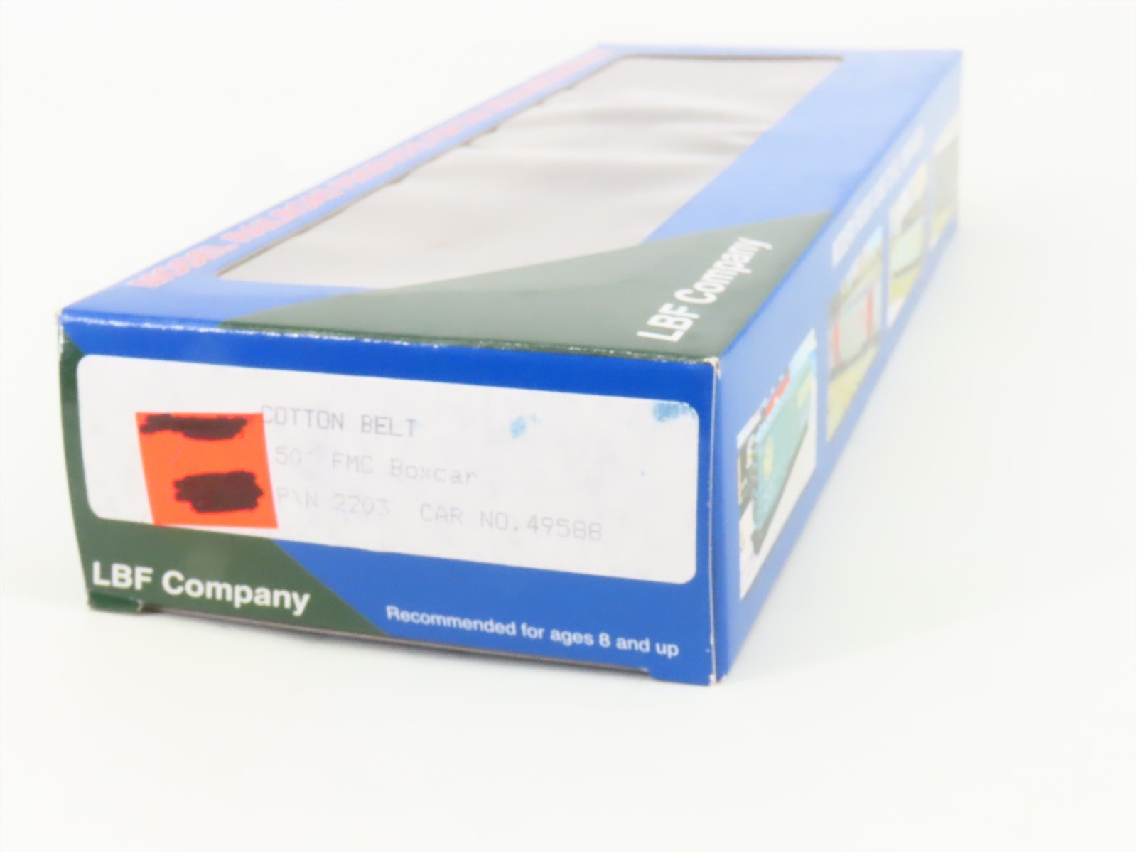 HO Scale LBF 2203 SSW Cotton Belt Route 50' Double Door Box Car #49588