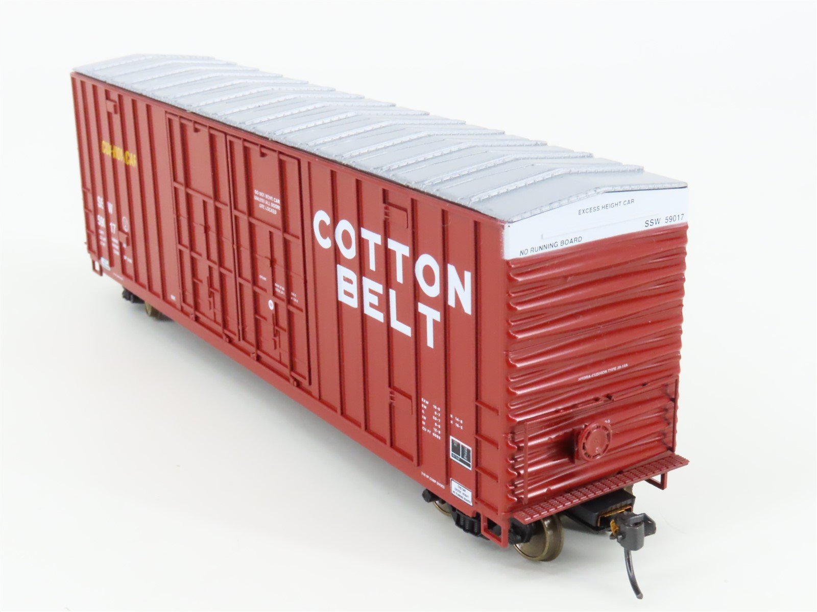 HO Scale LBF 1393 SSW Cotton Belt Route 50' Hi Cube Box Car #59017