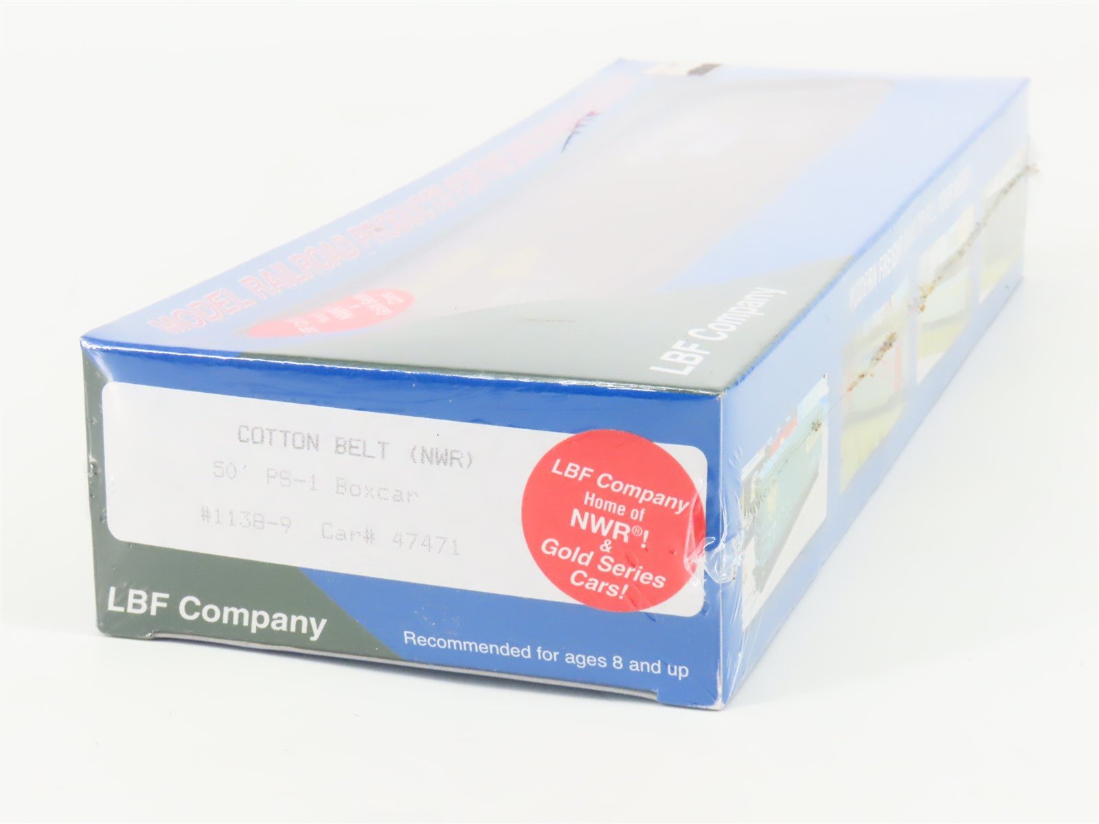 HO Scale LBF 1138-9 SSW Cotton Belt 50' Double Door Box Car #47471 - Sealed
