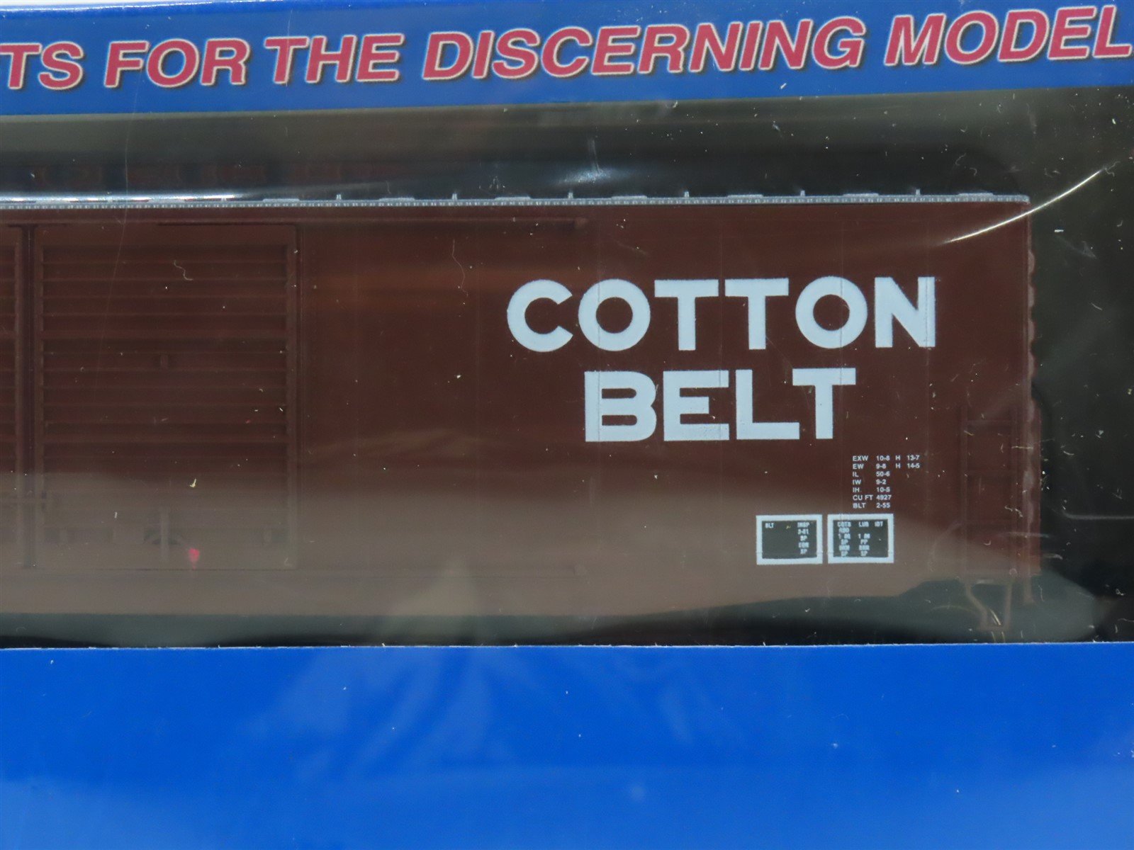 HO Scale LBF 1138-9 SSW Cotton Belt 50' Double Door Box Car #47305 - Sealed