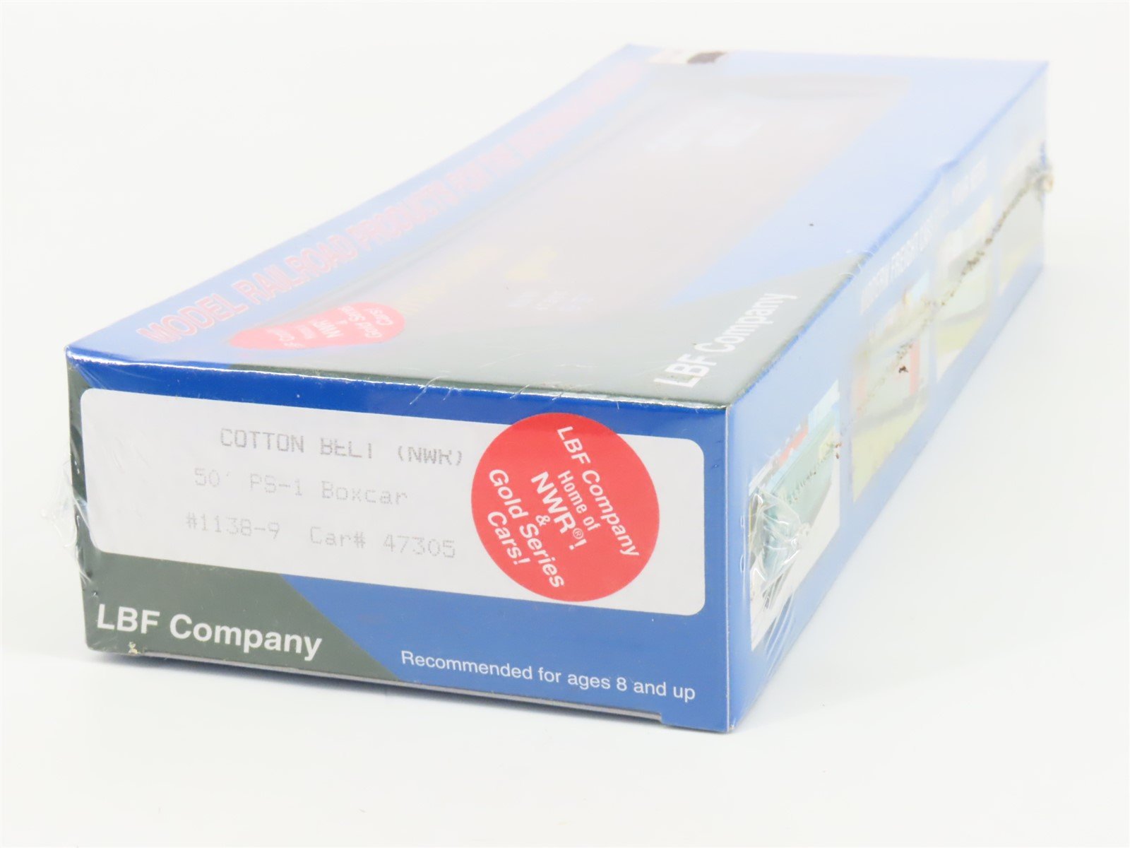 HO Scale LBF 1138-9 SSW Cotton Belt 50' Double Door Box Car #47305 - Sealed