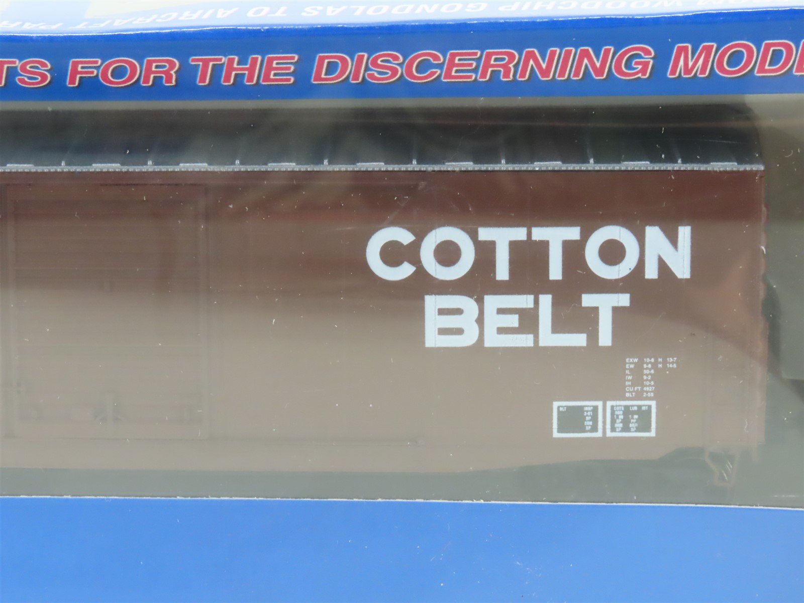 HO Scale LBF 1138-9 SSW Cotton Belt 50' Double Door Box Car #47427 - Sealed