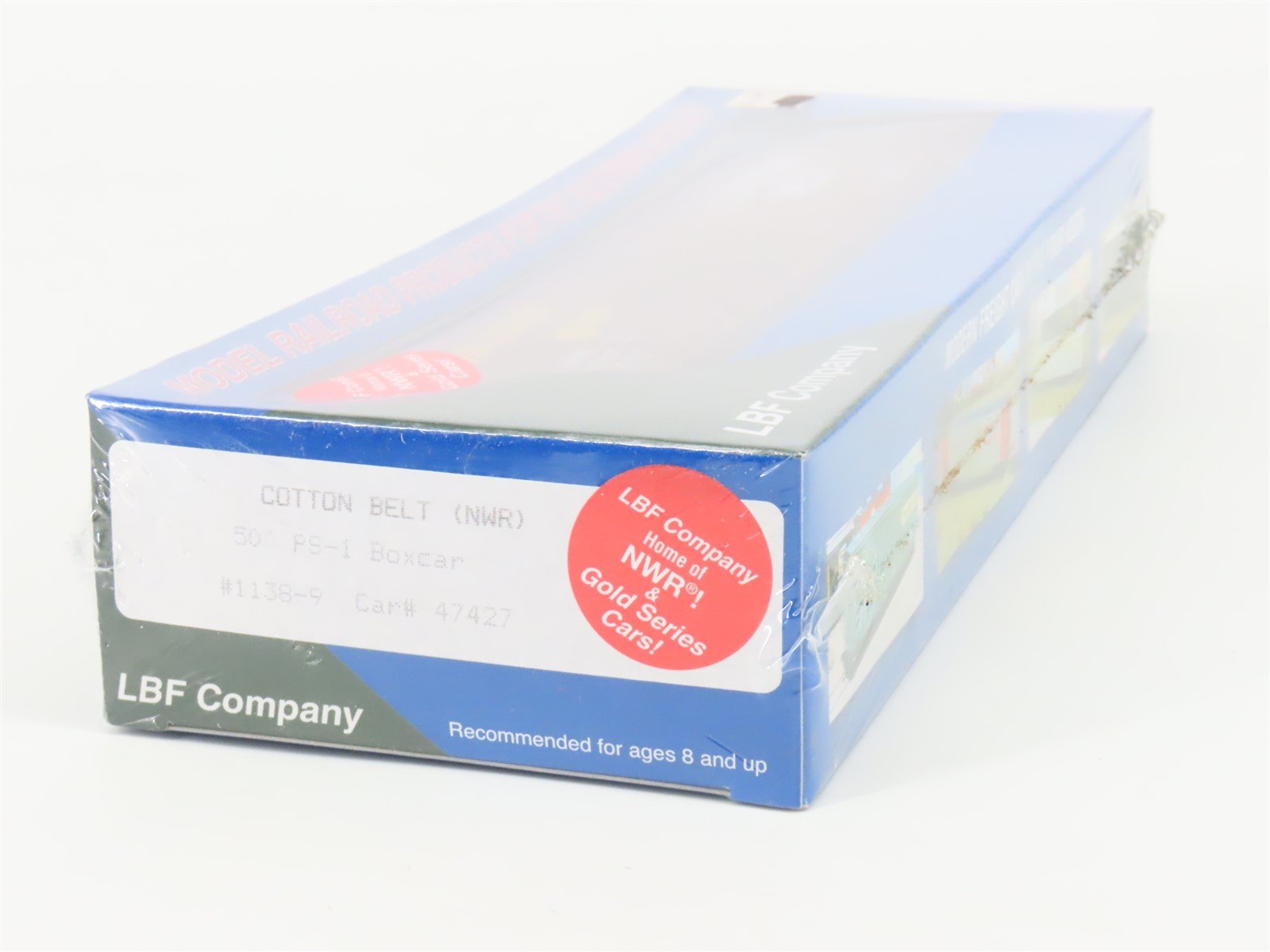 HO Scale LBF 1138-9 SSW Cotton Belt 50' Double Door Box Car #47427 - Sealed