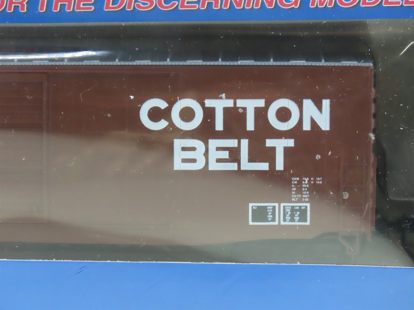 HO Scale LBF 1138-9 SSW Cotton Belt 50' Double Door Box Car #47363 - Sealed