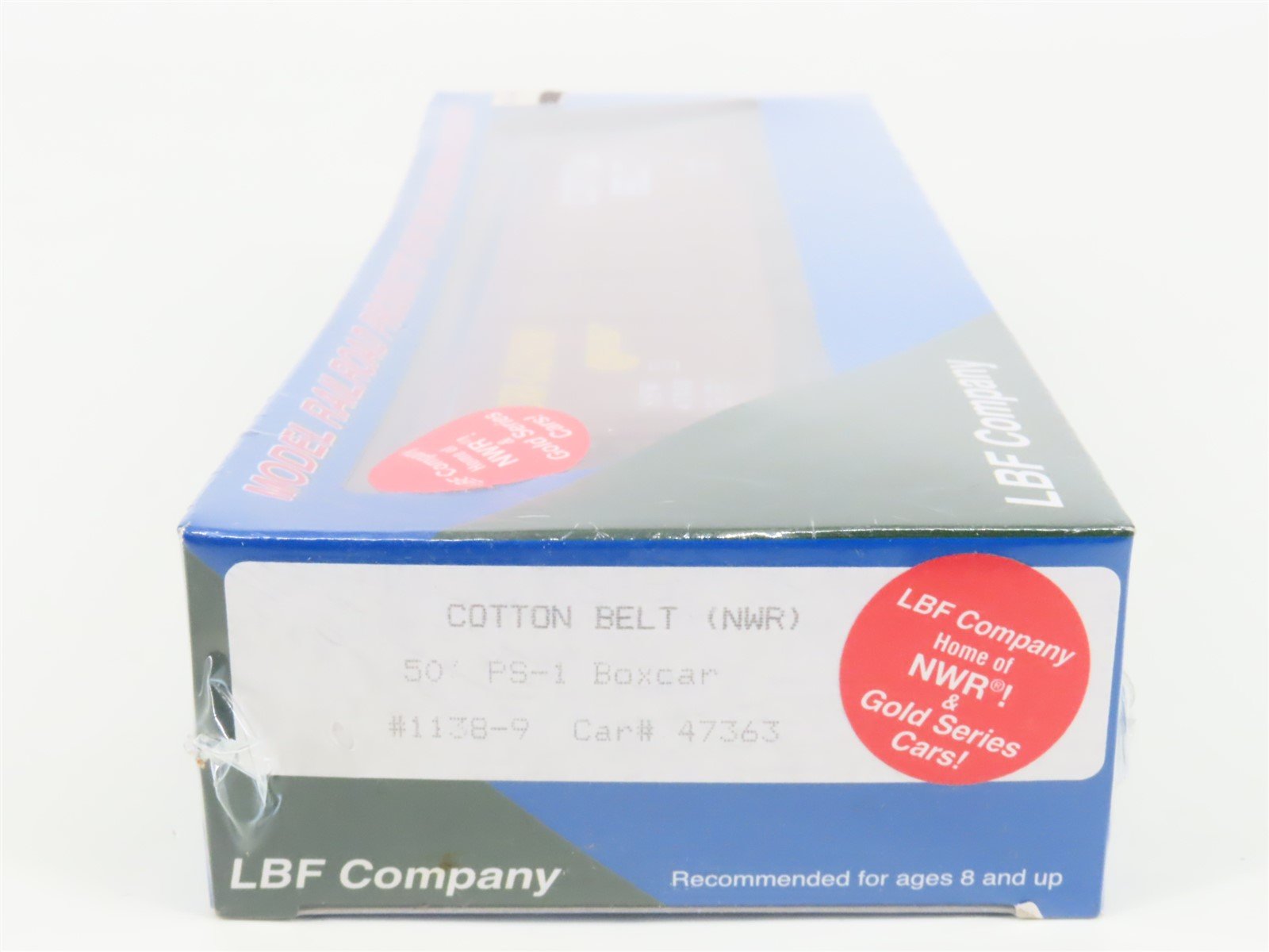 HO Scale LBF 1138-9 SSW Cotton Belt 50' Double Door Box Car #47363 - Sealed
