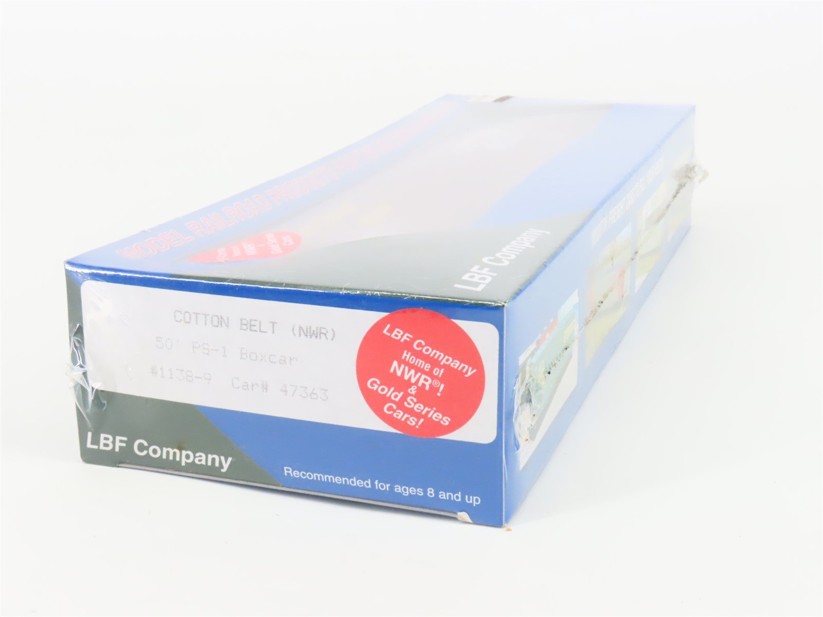 HO Scale LBF 1138-9 SSW Cotton Belt 50' Double Door Box Car #47363 - Sealed