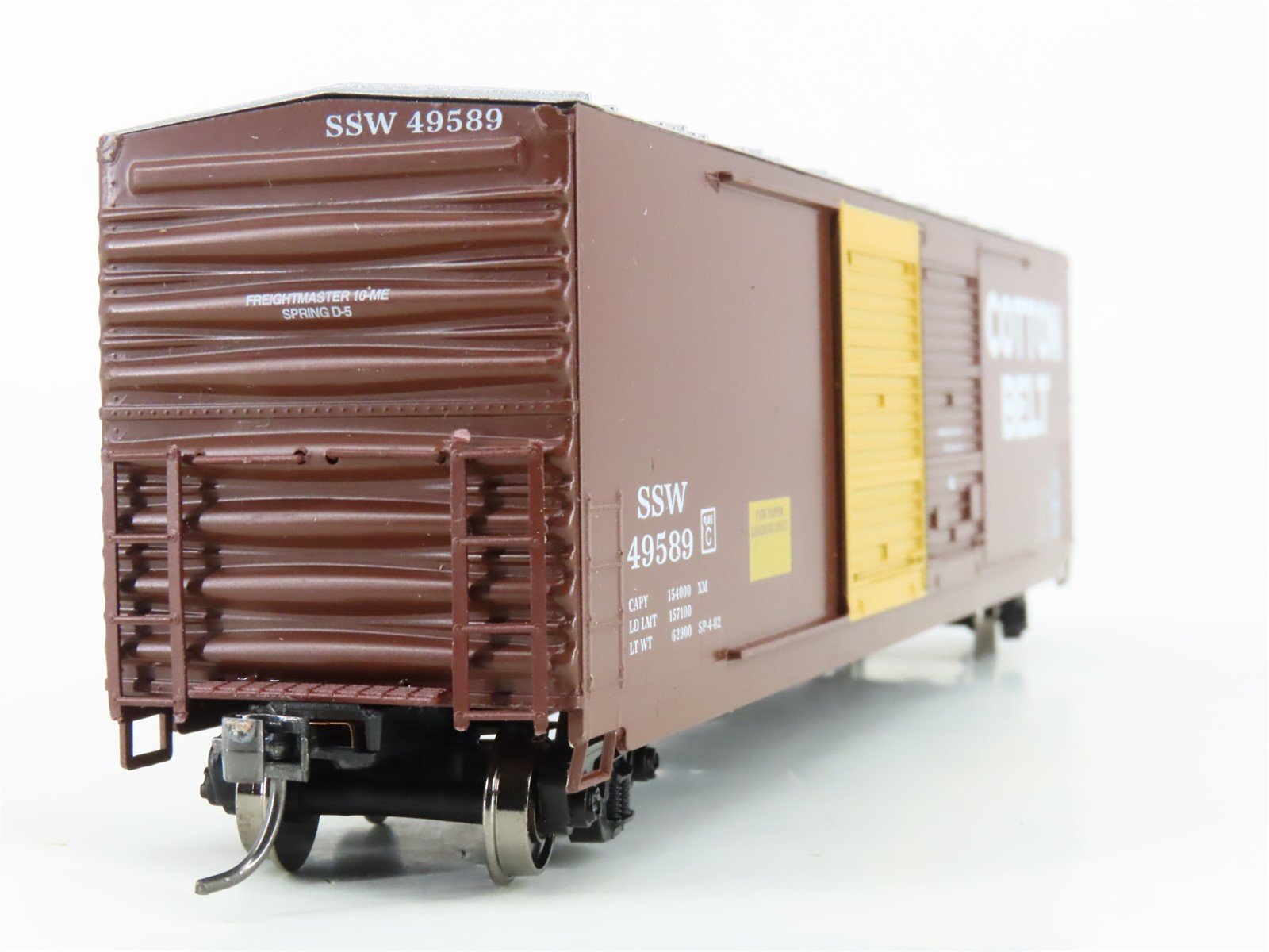HO Scale Hubert's HMR22031 SSW Cotton Belt 50' Double Door Box Car #49589