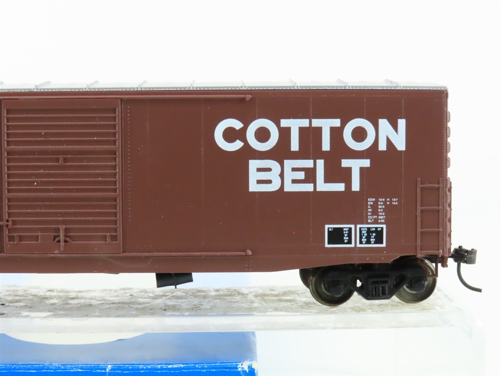 HO Scale E&C Shops 0308-2 SSW Cotton Belt Route 50' Double Door Box Car #47384