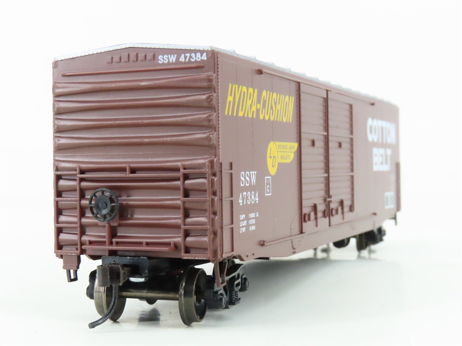 HO Scale E&C Shops 0308-2 SSW Cotton Belt Route 50' Double Door Box Car #47384