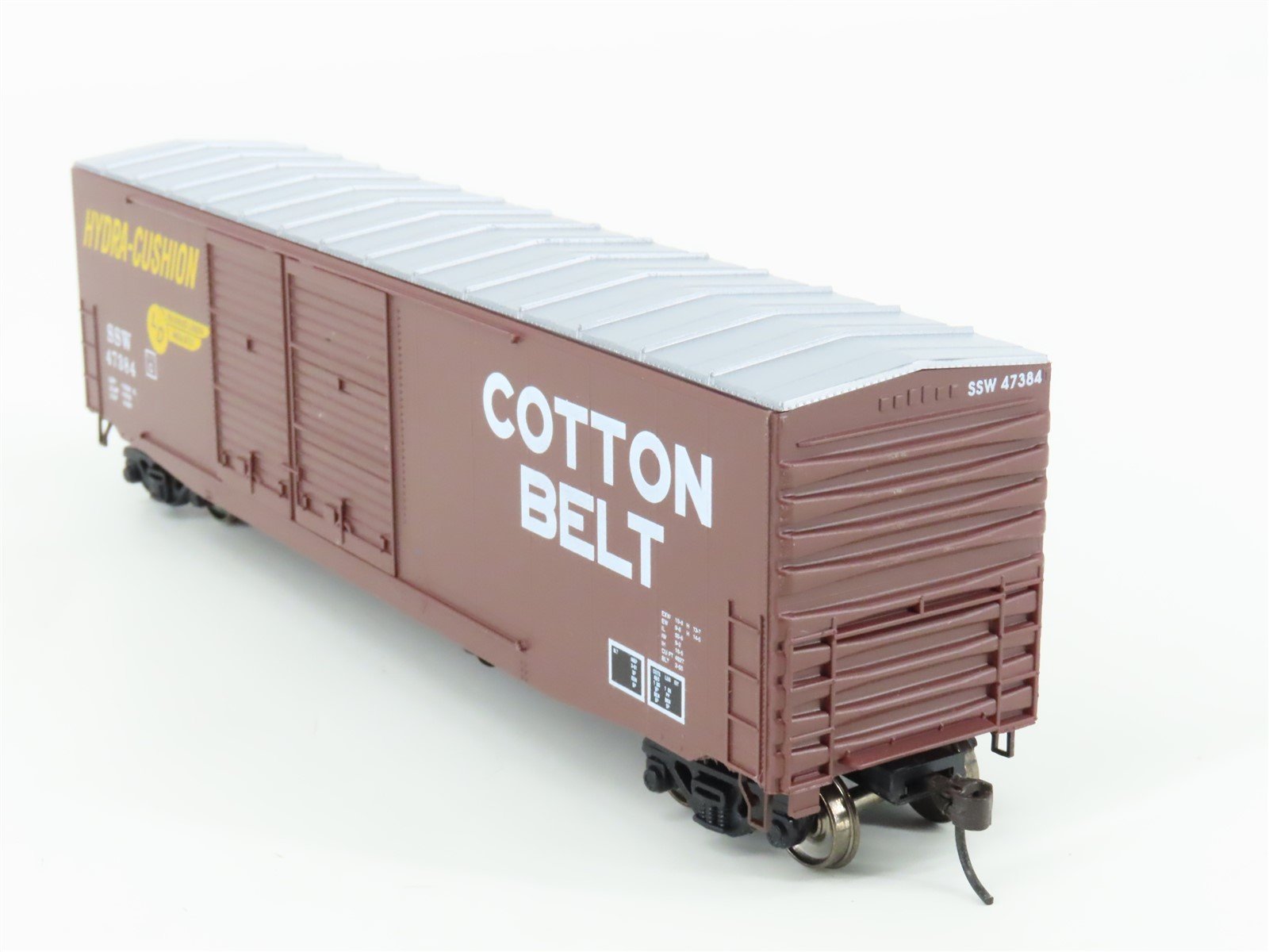HO Scale E&C Shops 0308-2 SSW Cotton Belt Route 50' Double Door Box Car #47384