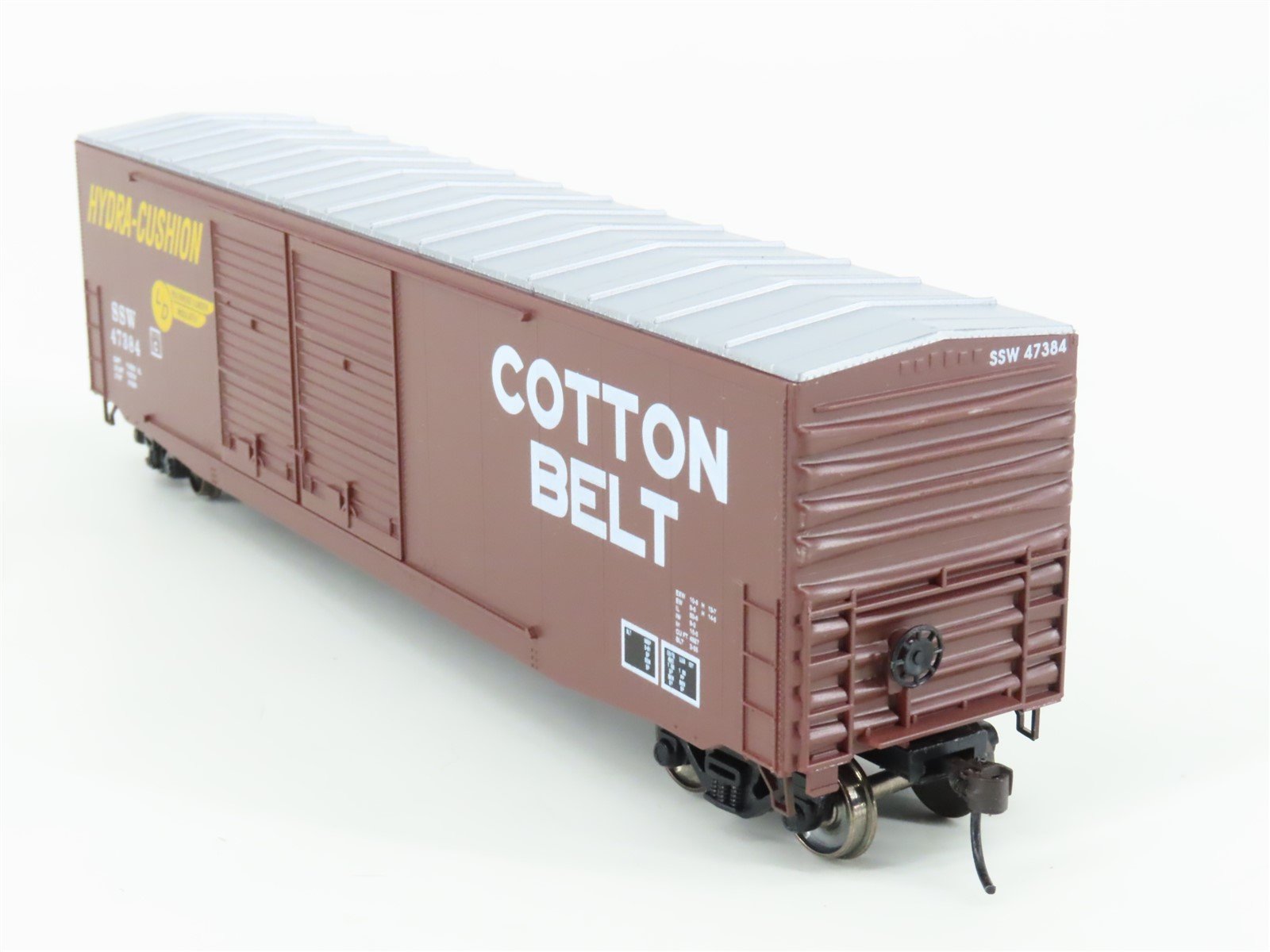 HO Scale E&C Shops 0308-2 SSW Cotton Belt Route 50' Double Door Box Car #47384