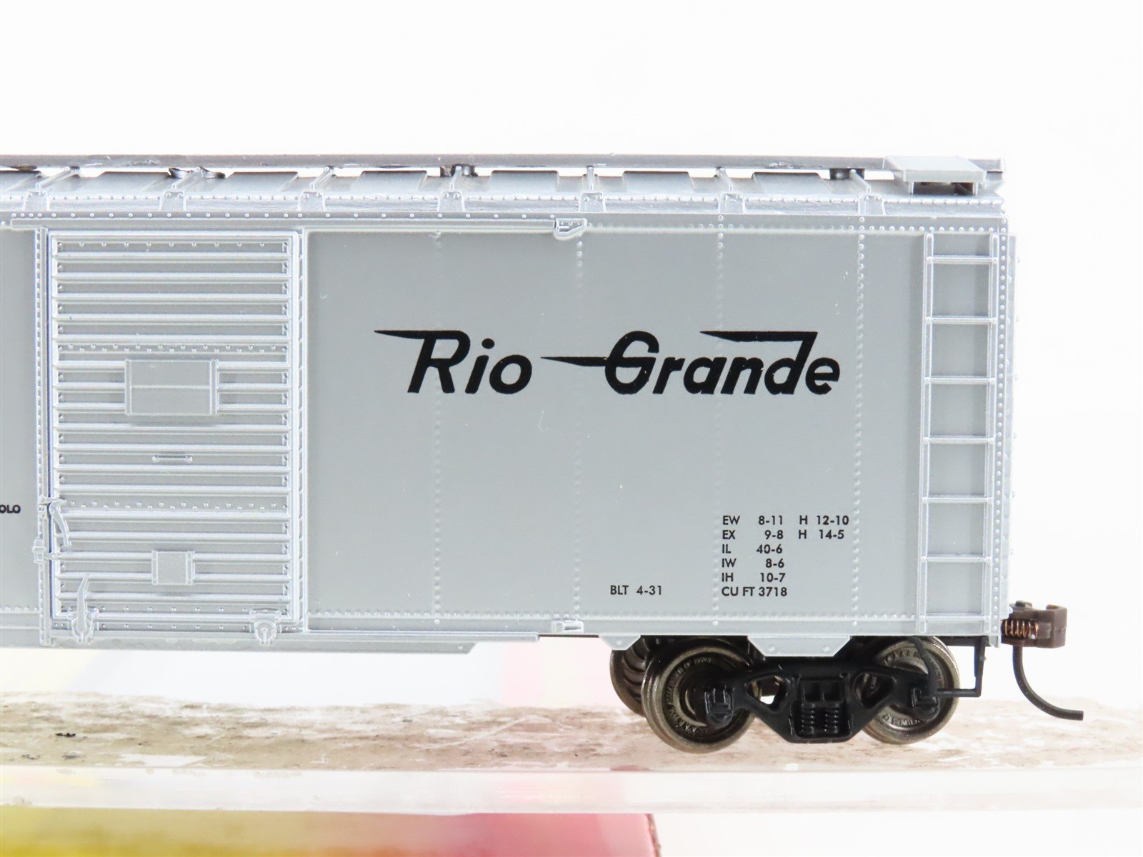 HO Roundhouse 20416 D&RGW Rio Grande Cookie Box 40' Single Door Box Car #60054