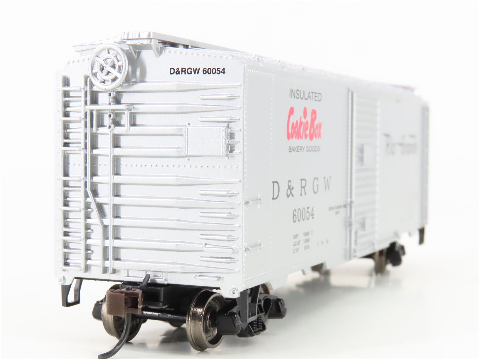 HO Roundhouse 20416 D&RGW Rio Grande Cookie Box 40' Single Door Box Car #60054