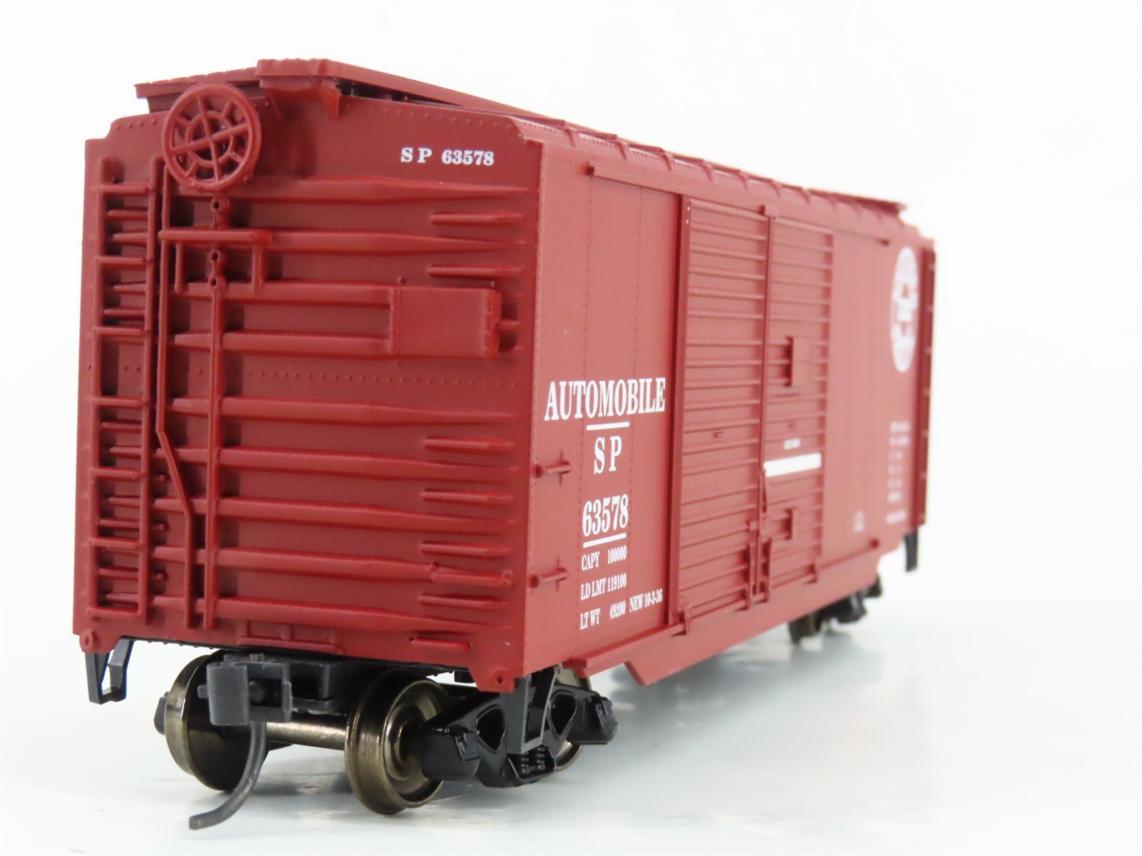 HO Scale Roundhouse 20605 SP Southern Pacific 40' Double Door Box Car #63578