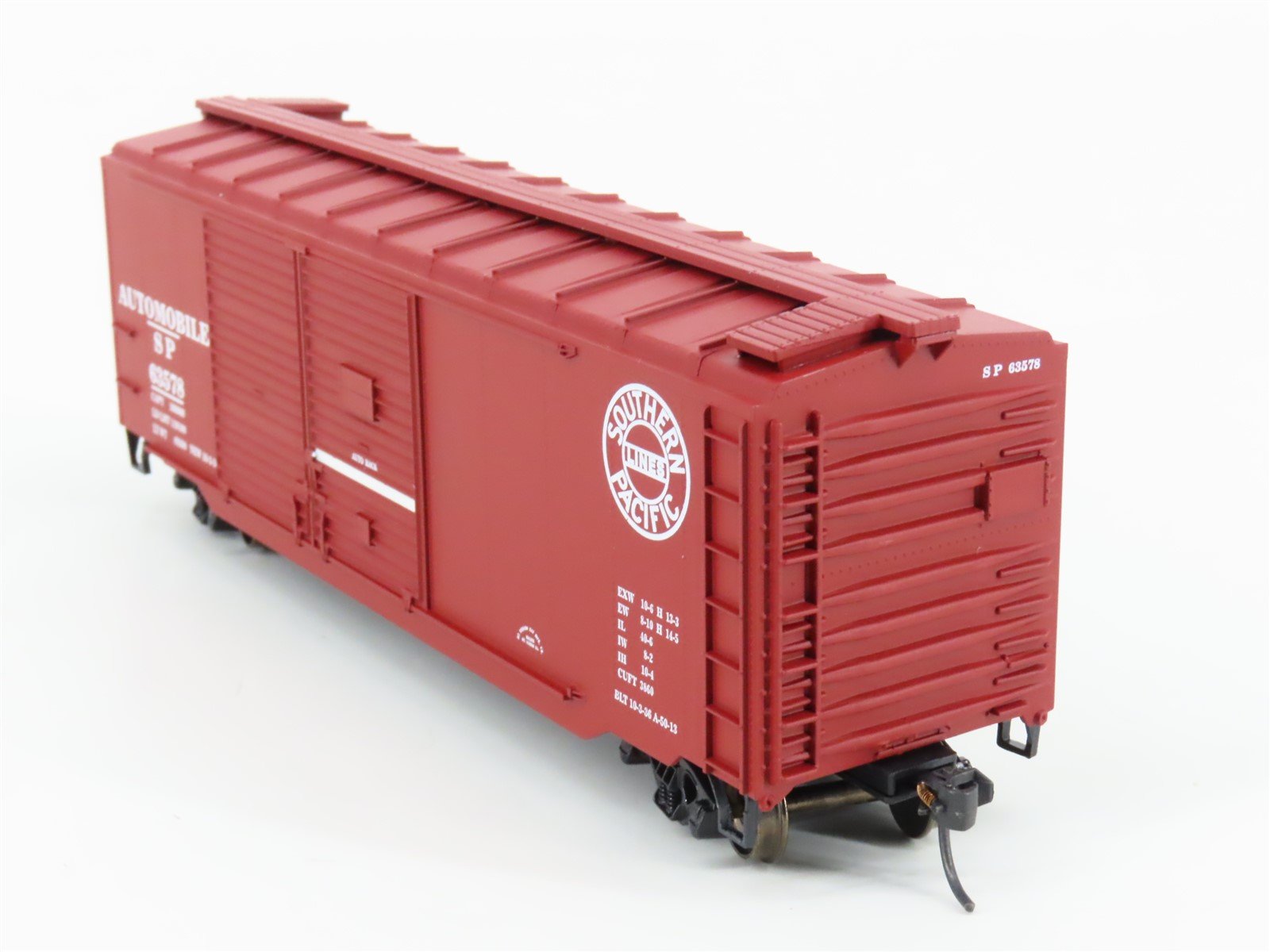 HO Scale Roundhouse 20605 SP Southern Pacific 40' Double Door Box Car #63578