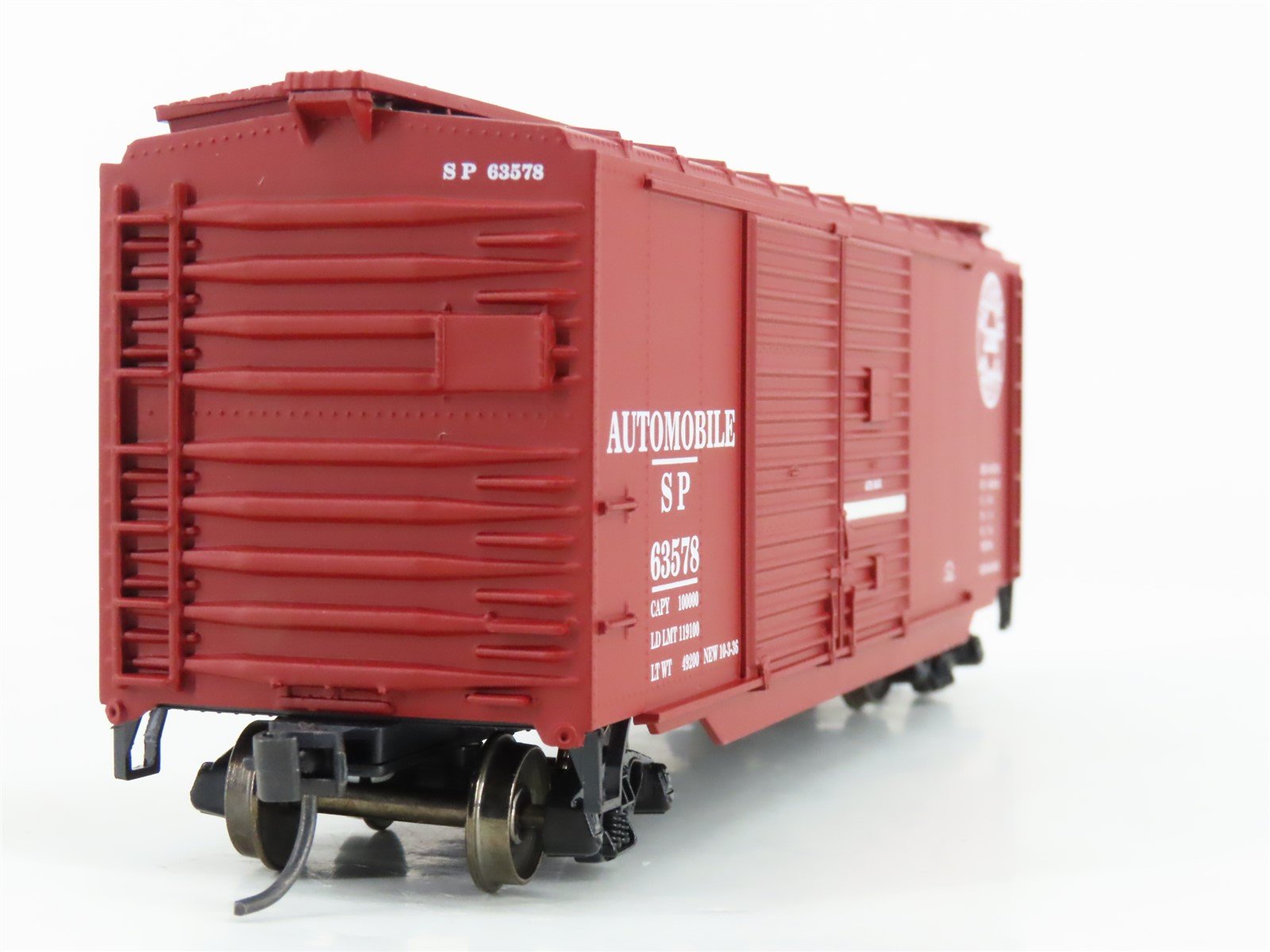 HO Scale Roundhouse 20605 SP Southern Pacific 40' Double Door Box Car #63578