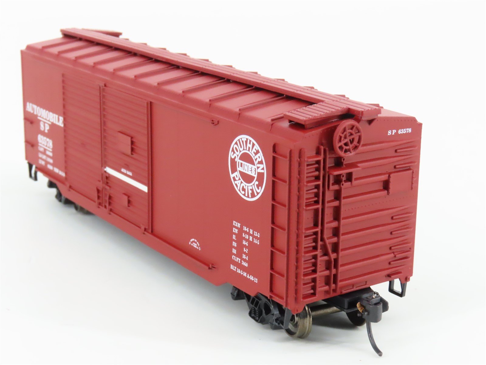 HO Scale Roundhouse 20605 SP Southern Pacific 40' Double Door Box Car #63578