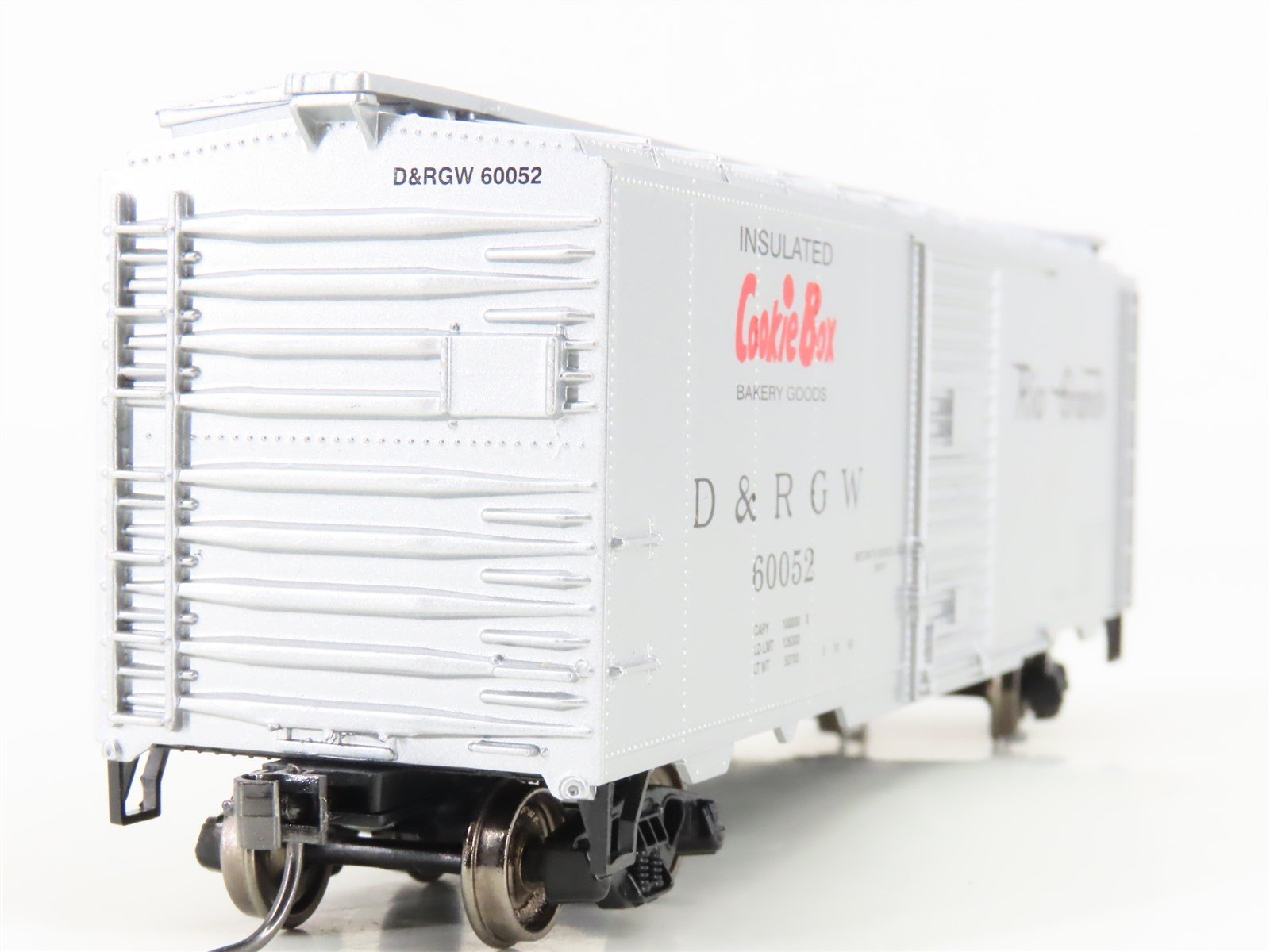 HO Scale Roundhouse 20416 D&RGW Rio Grande Cookie Box 40' Box Car #60052