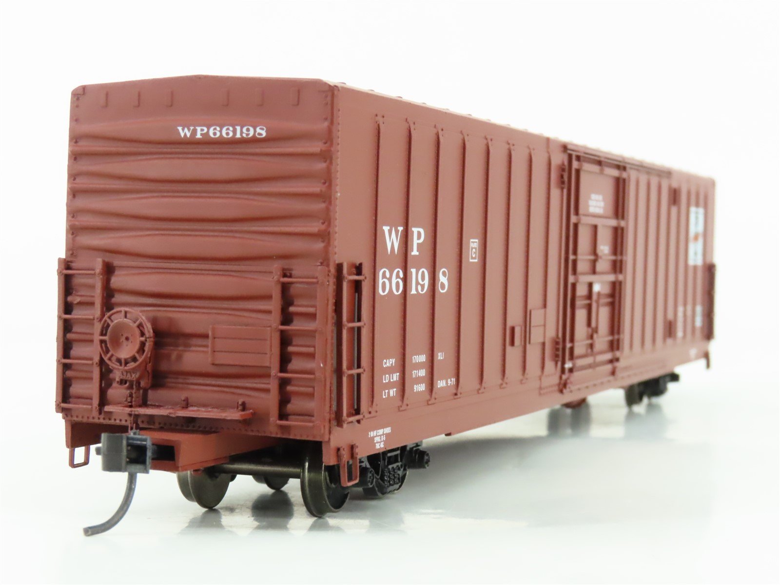 HO Scale Eel River Models ERM-1455B WP Western Pacific Feather Box Car #66198