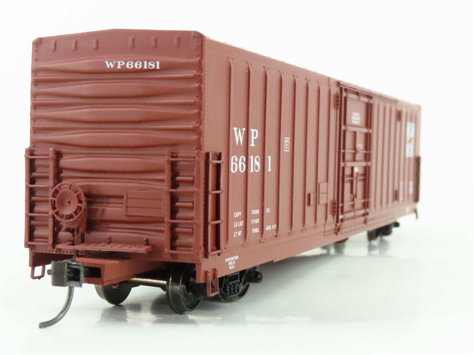 HO Scale Eel River Models ERM-1453B WP Western Pacific Feather Box Car #66181
