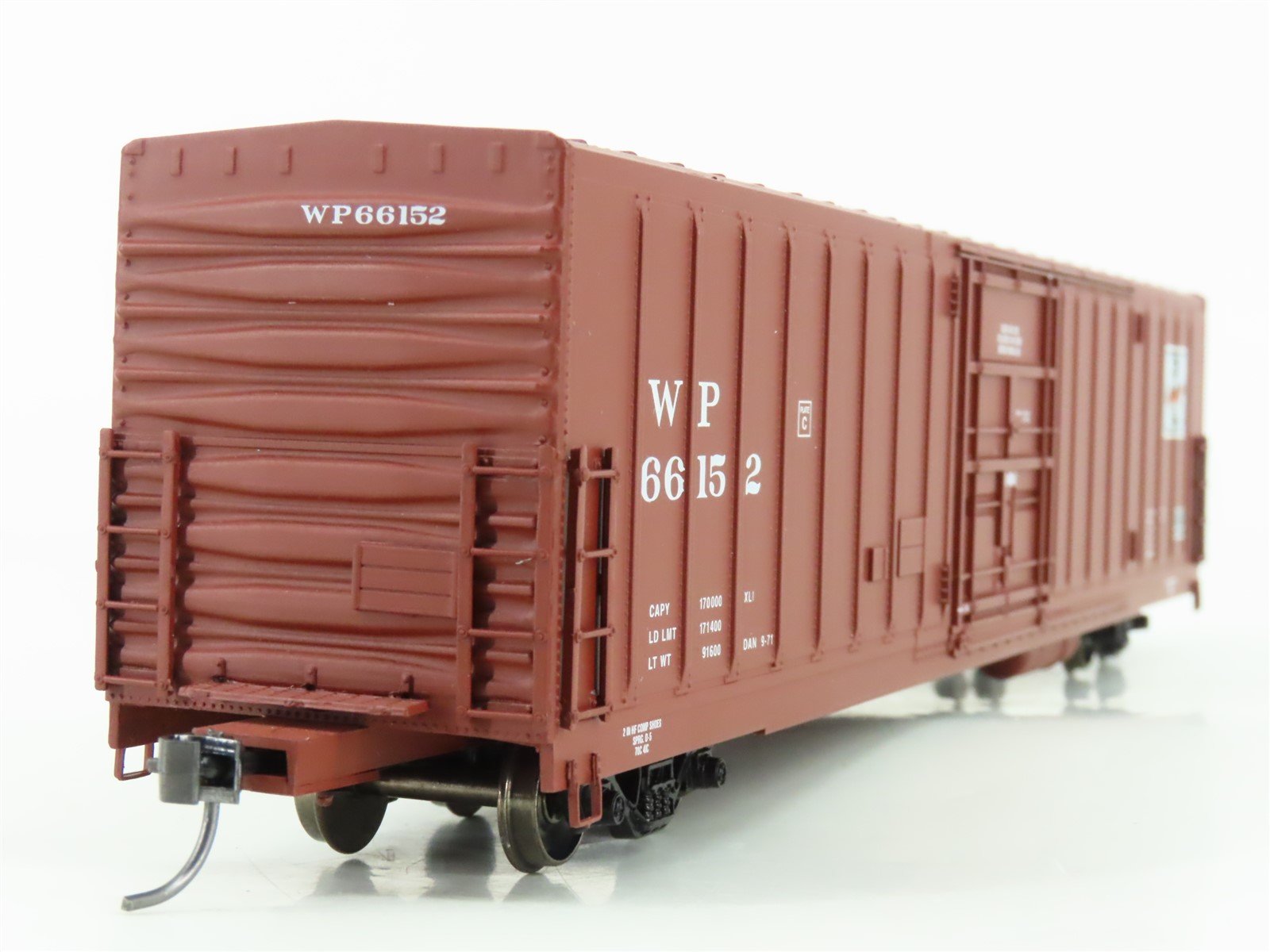 HO Scale Eel River Models ERM-1451B WP Western Pacific Feather Box Car #66152