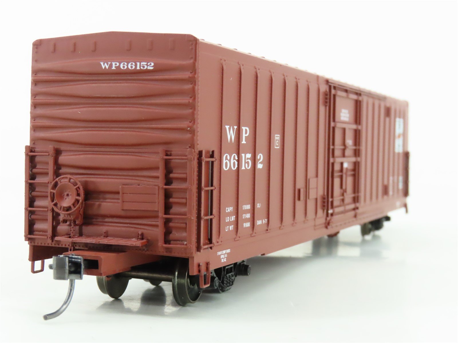 HO Scale Eel River Models ERM-1451B WP Western Pacific Feather Box Car #66152