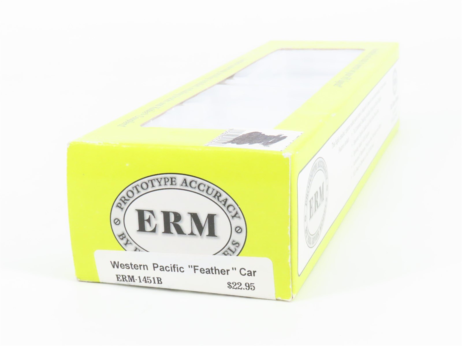 HO Scale Eel River Models ERM-1451B WP Western Pacific Feather Box Car #66152
