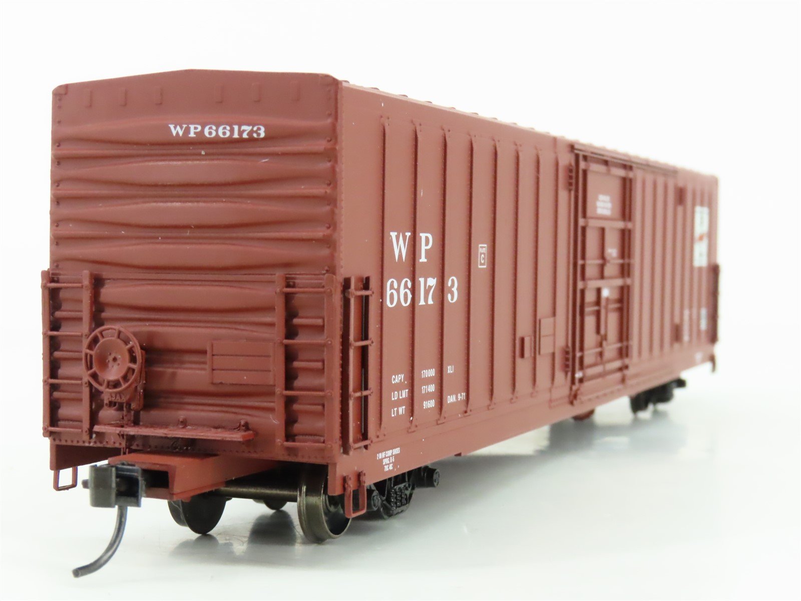 HO Scale Eel River Models ERM-1452B WP Western Pacific Feather Box Car #66173