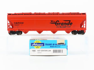 HO Scale Athearn 1906 D&RGW Rio Grande Centerflow 4-Bay Covered Hopper #15247