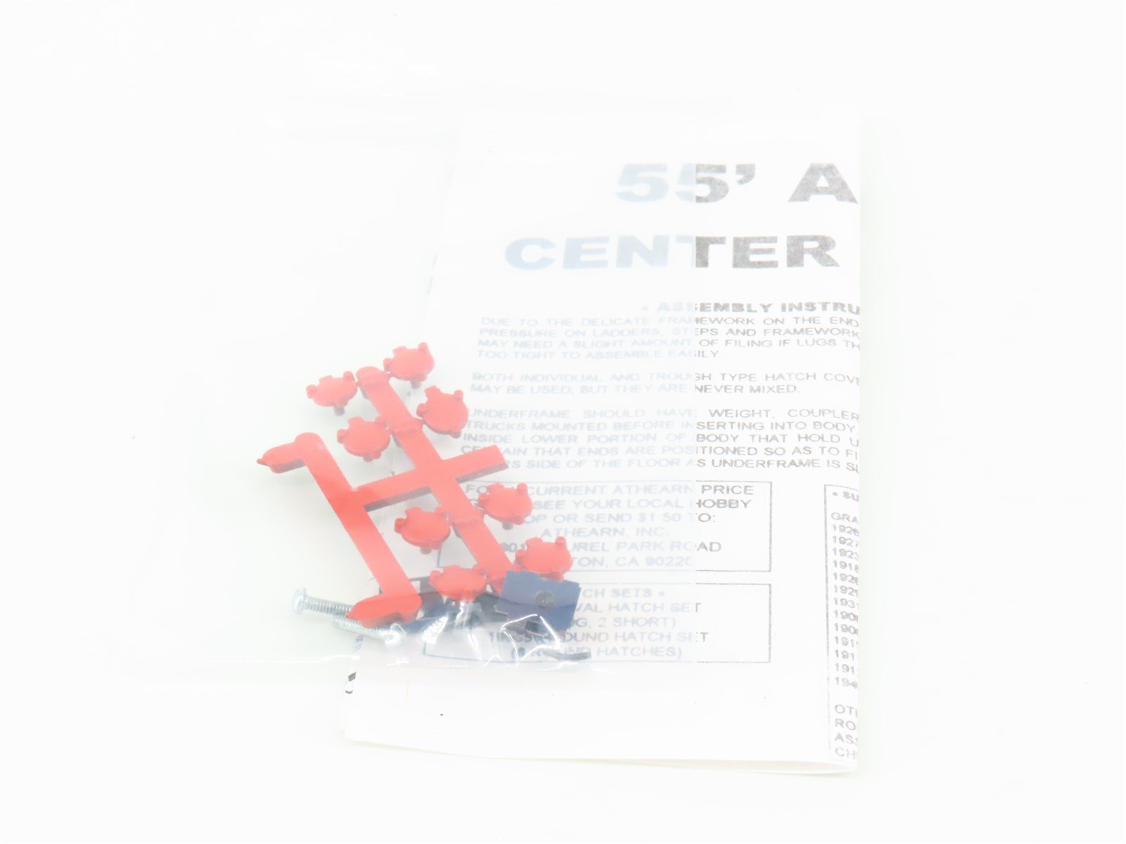 HO Scale Athearn 1906 D&RGW Rio Grande Centerflow 4-Bay Covered Hopper #15247