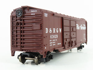HO Athearn Rail Runner 292-1 D&RGW Rio Grande 50' Double Door Box Car #63629