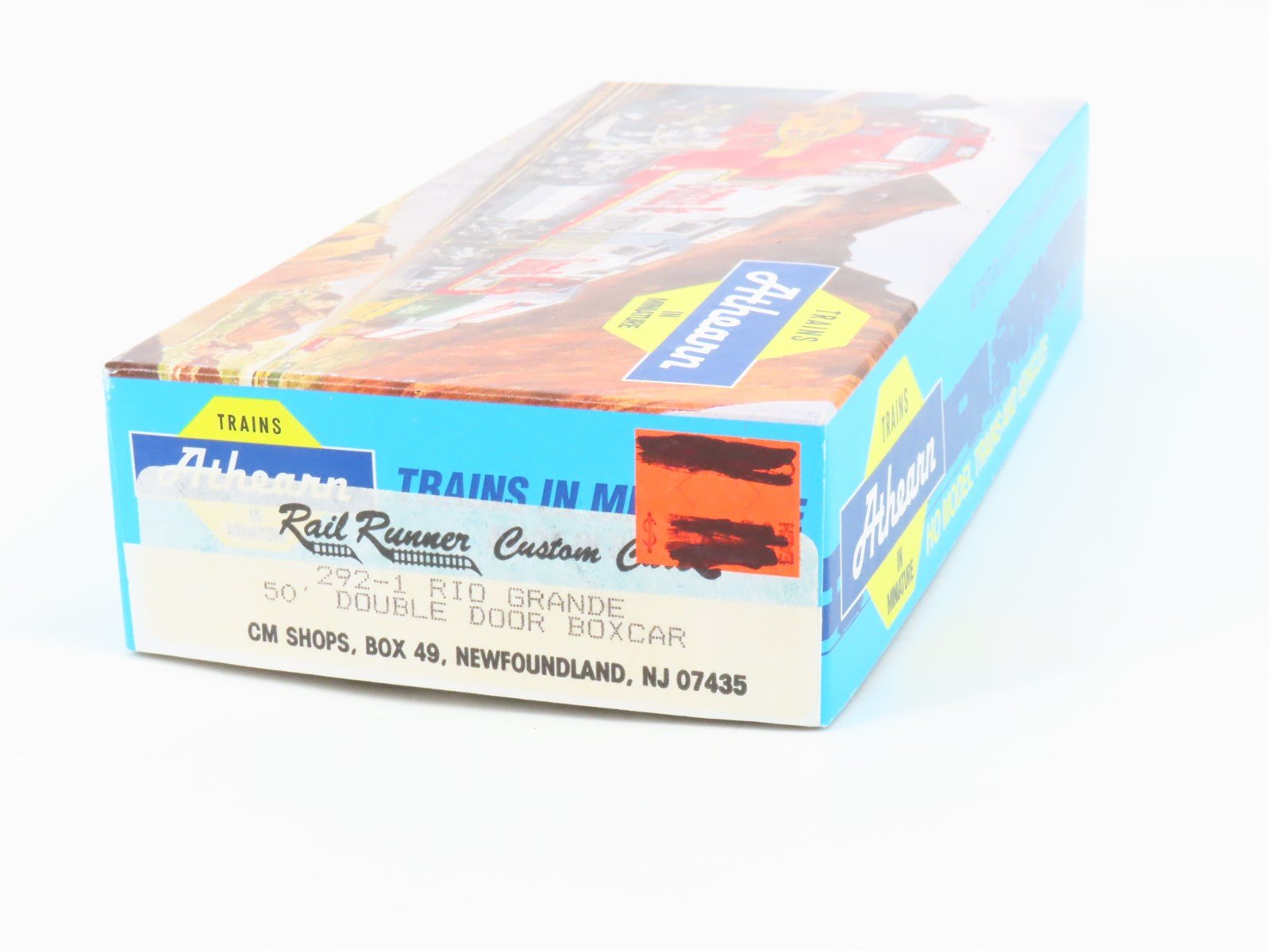HO Athearn Rail Runner 292-1 D&RGW Rio Grande 50' Double Door Box Car #63629