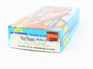 HO Athearn Rail Runner 292-1 D&RGW Rio Grande 50' Double Door Box Car #63629