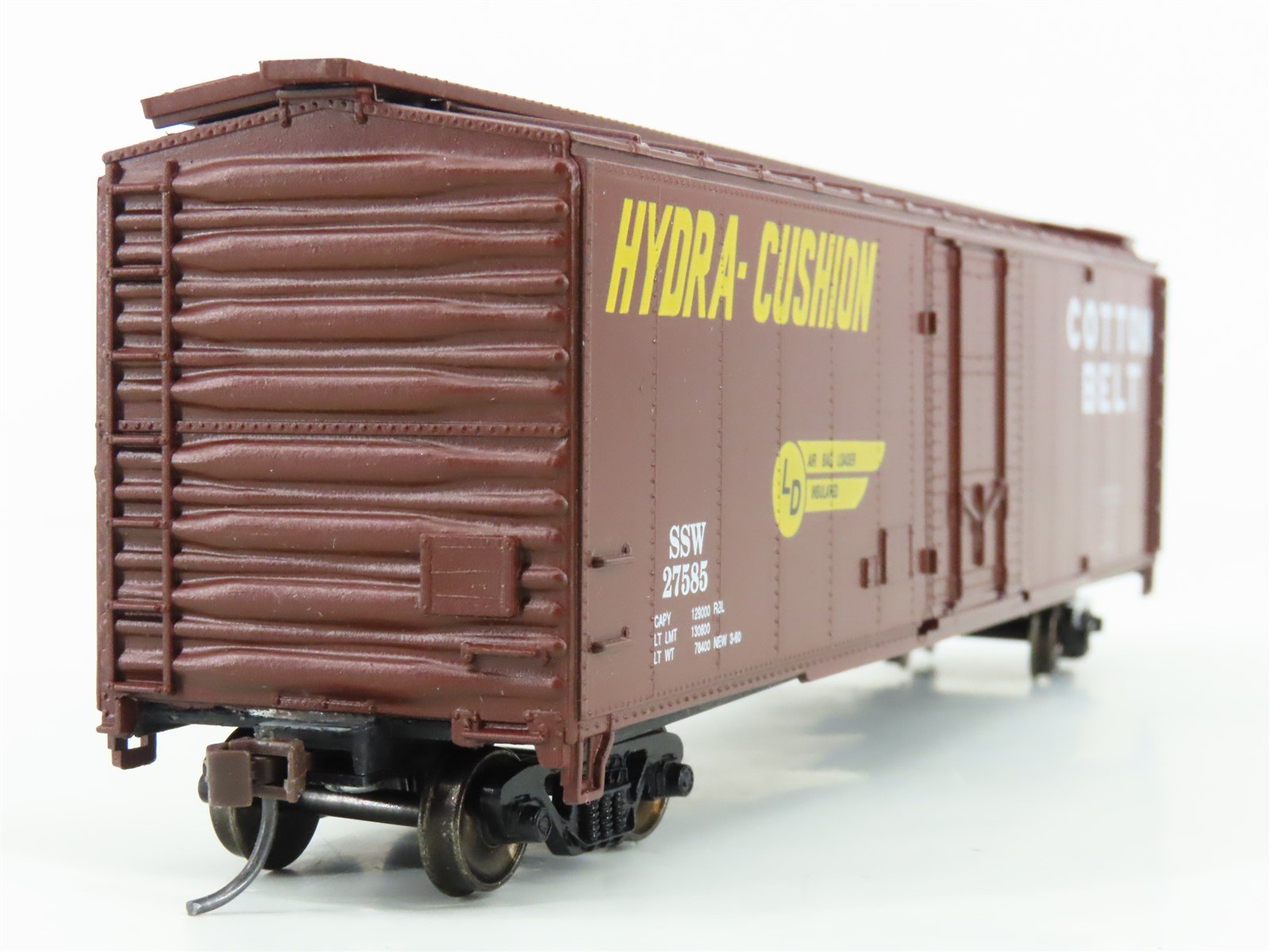 HO Scale Roundhouse 7731 SSW Cotton Belt 50' Plug Door Box Car #27585