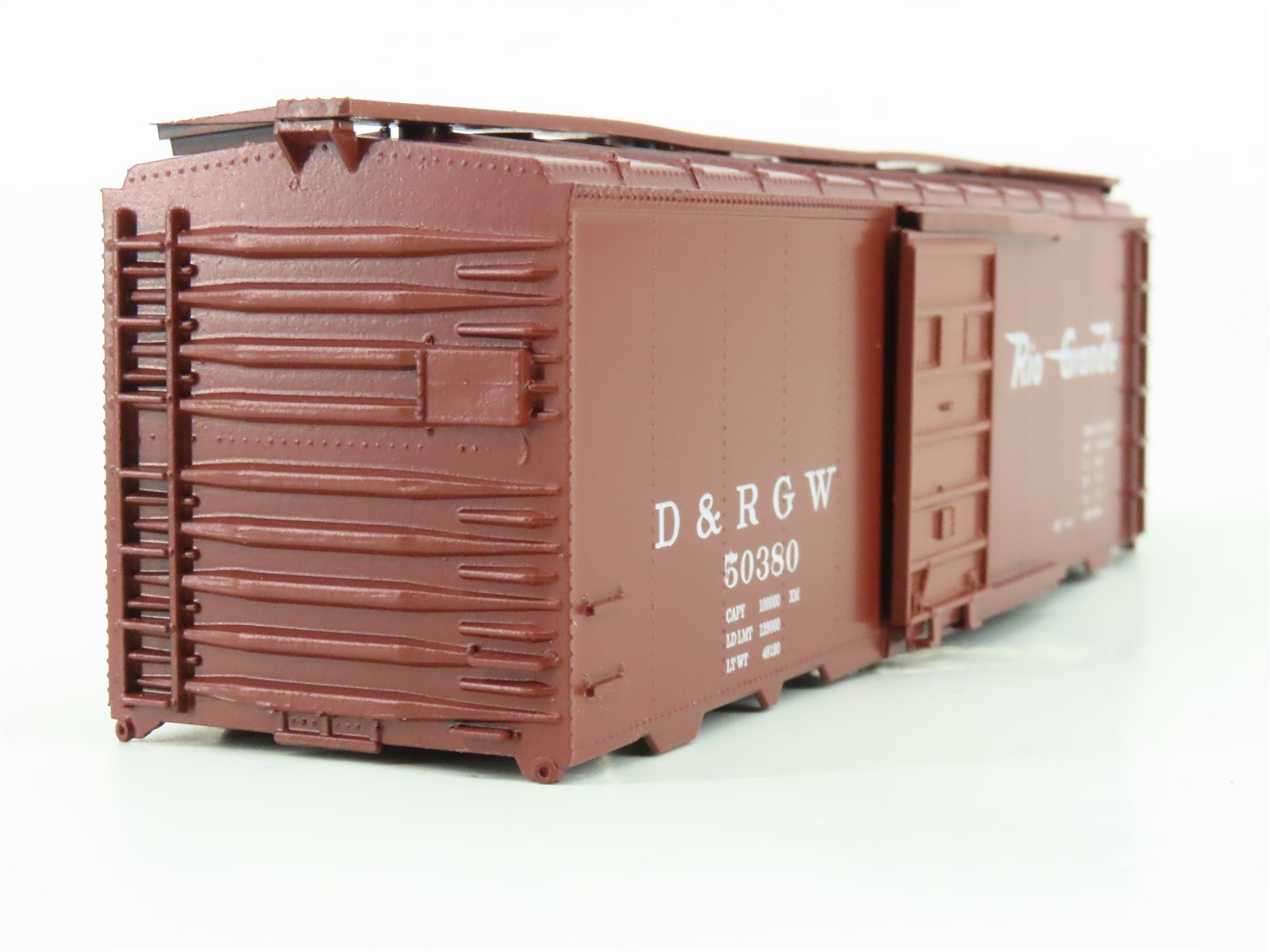HO Scale Roundhouse 3258 D&RGW Rio Grande Railroad 40' Box Car #50380