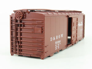 HO Scale Roundhouse 3258 D&RGW Rio Grande Railroad 40' Box Car #50380